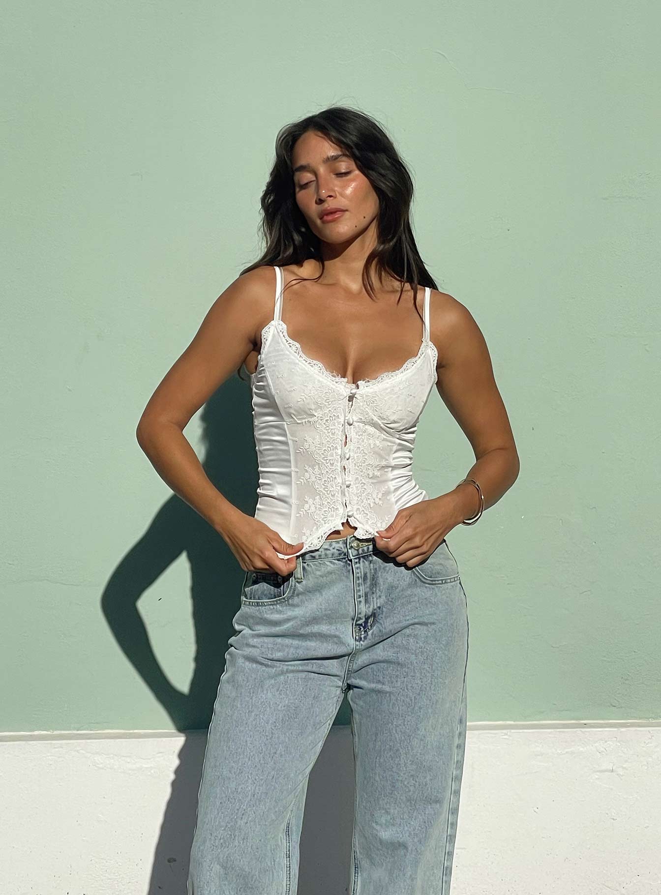 Juliana Beyaz Bluz