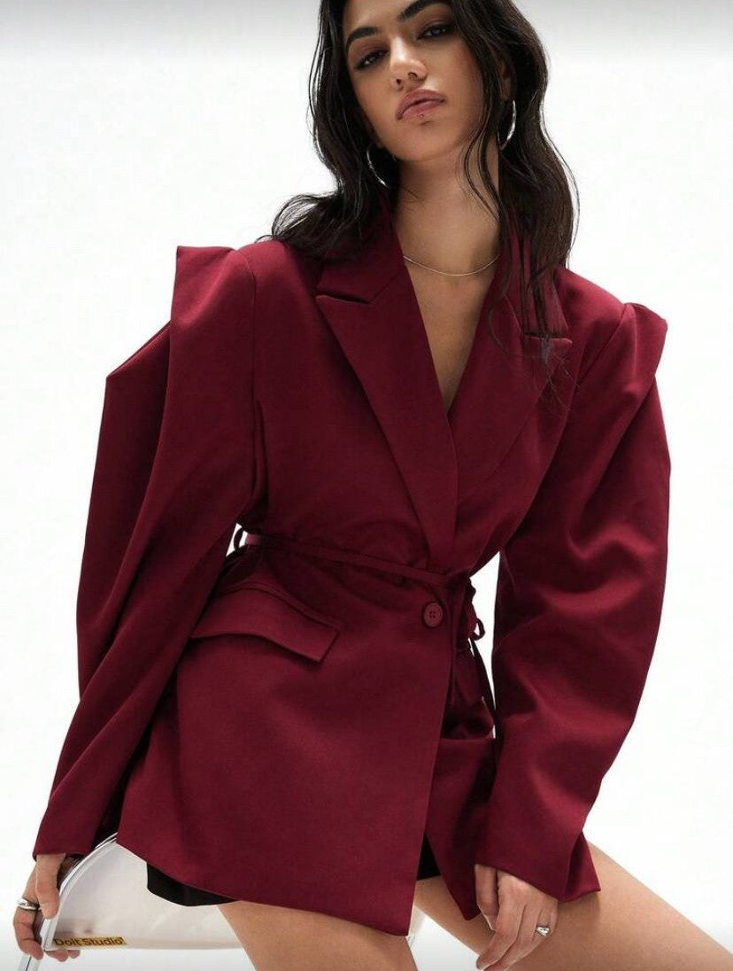 Sienna Wrap Oversized Blazer