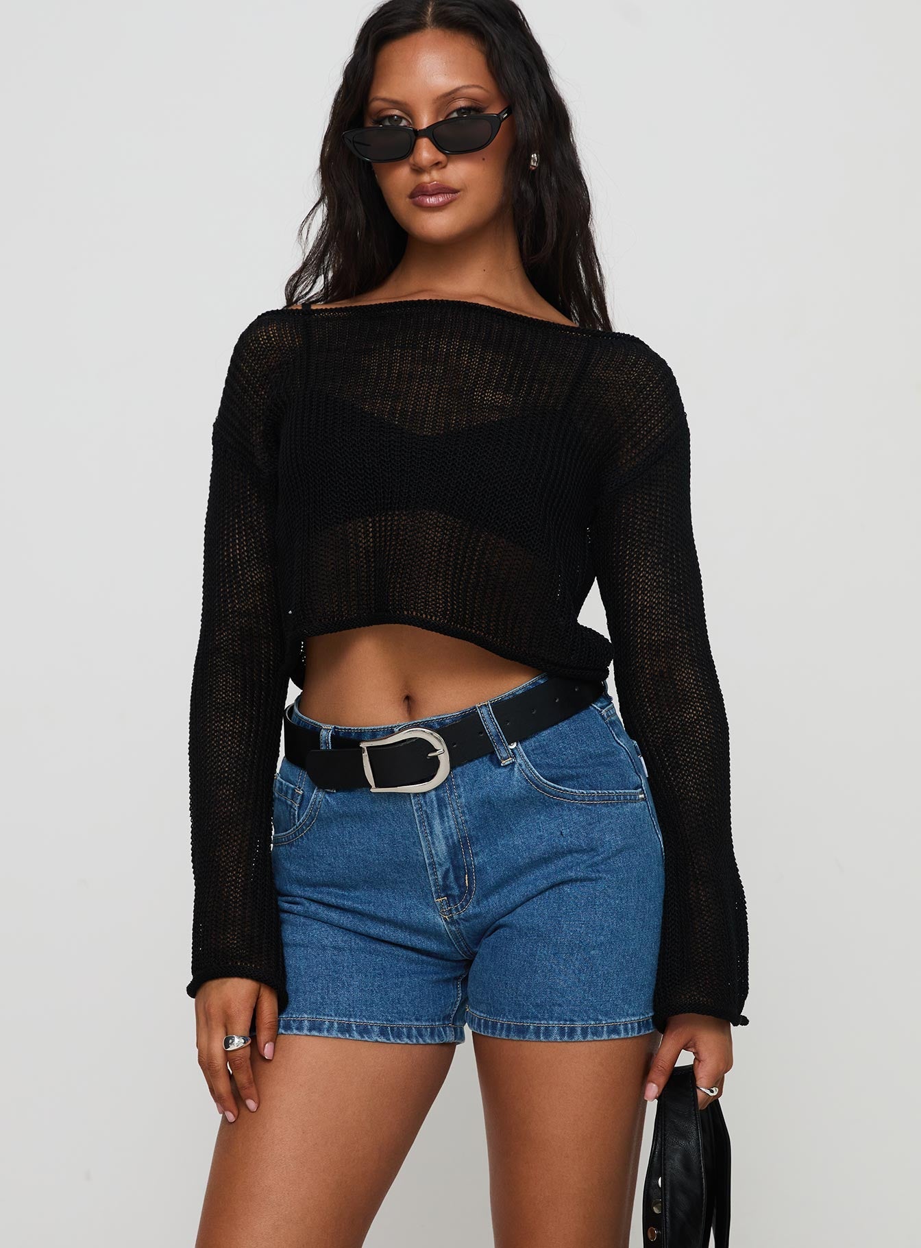 Orta Mavi Denim Saldana Şort