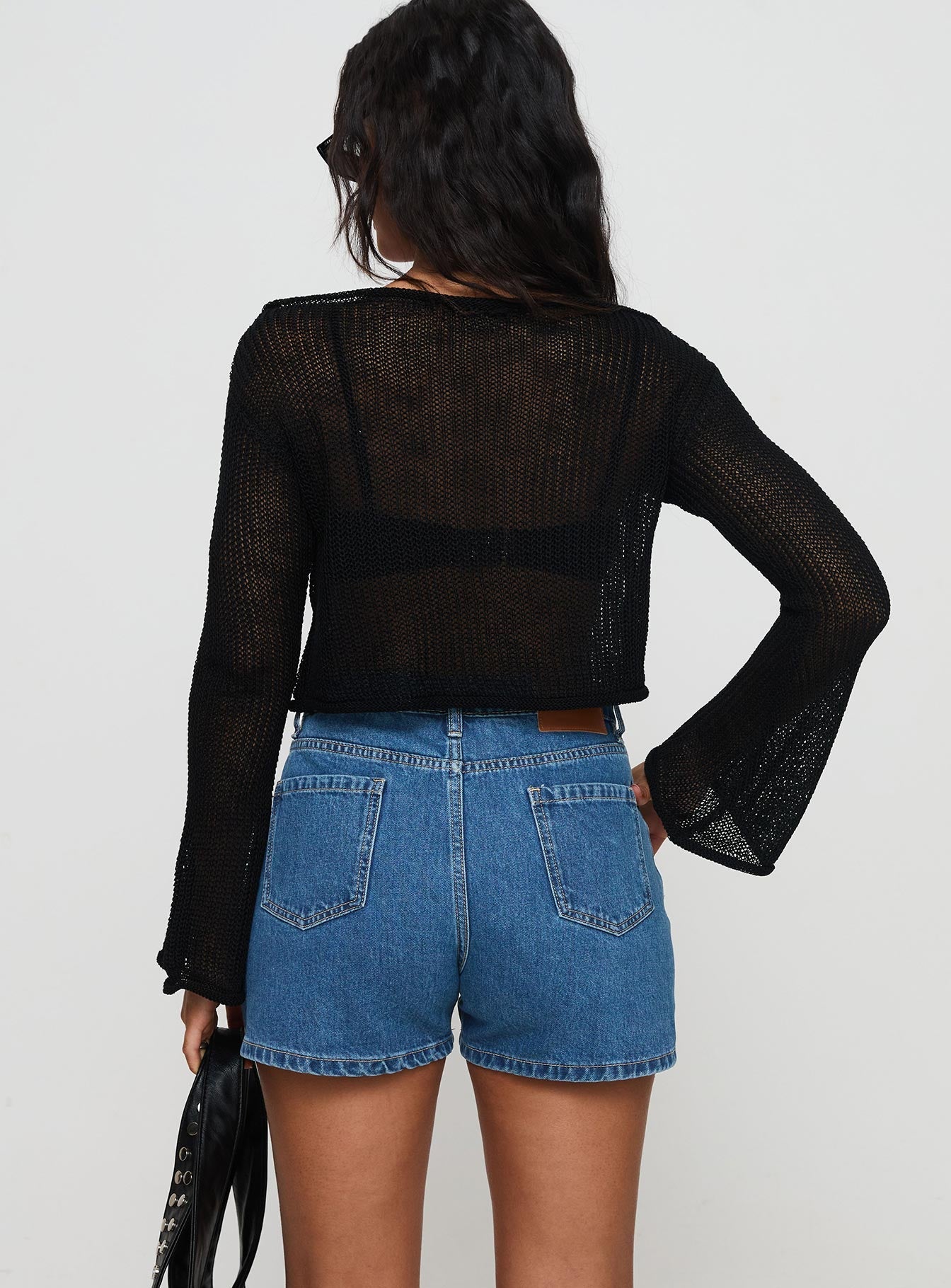 Orta Mavi Denim Saldana Şort