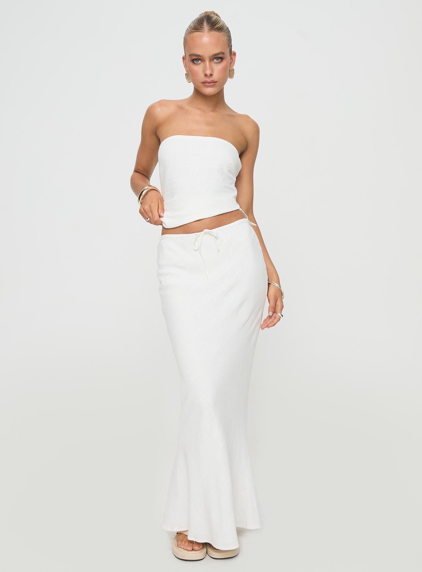 Mercer Keten Maxi Etek