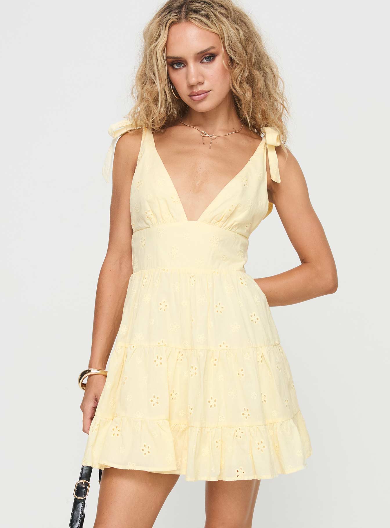 Galvis Limon Mini Elbise