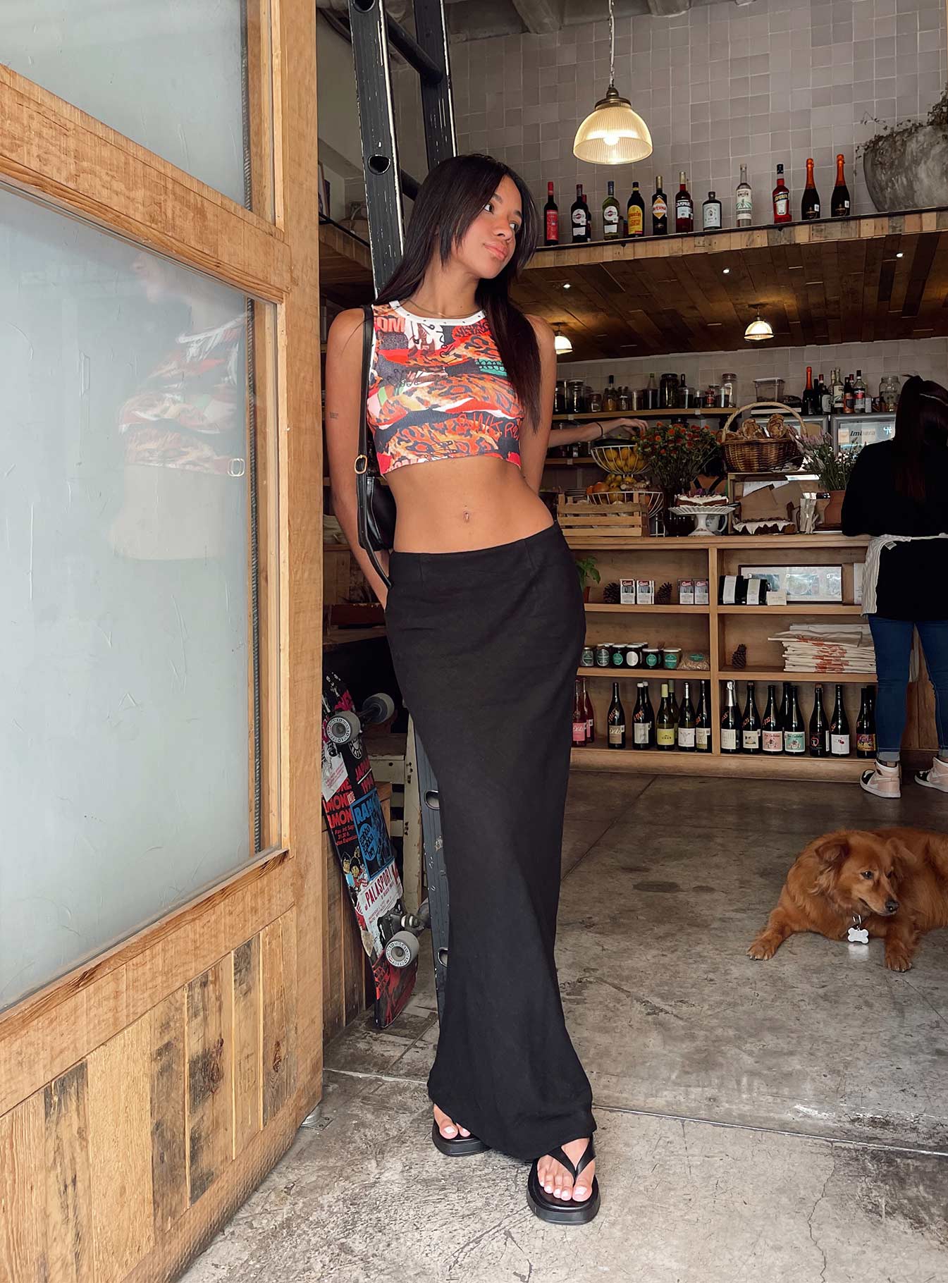 Jodie Siyah Maxi Etek