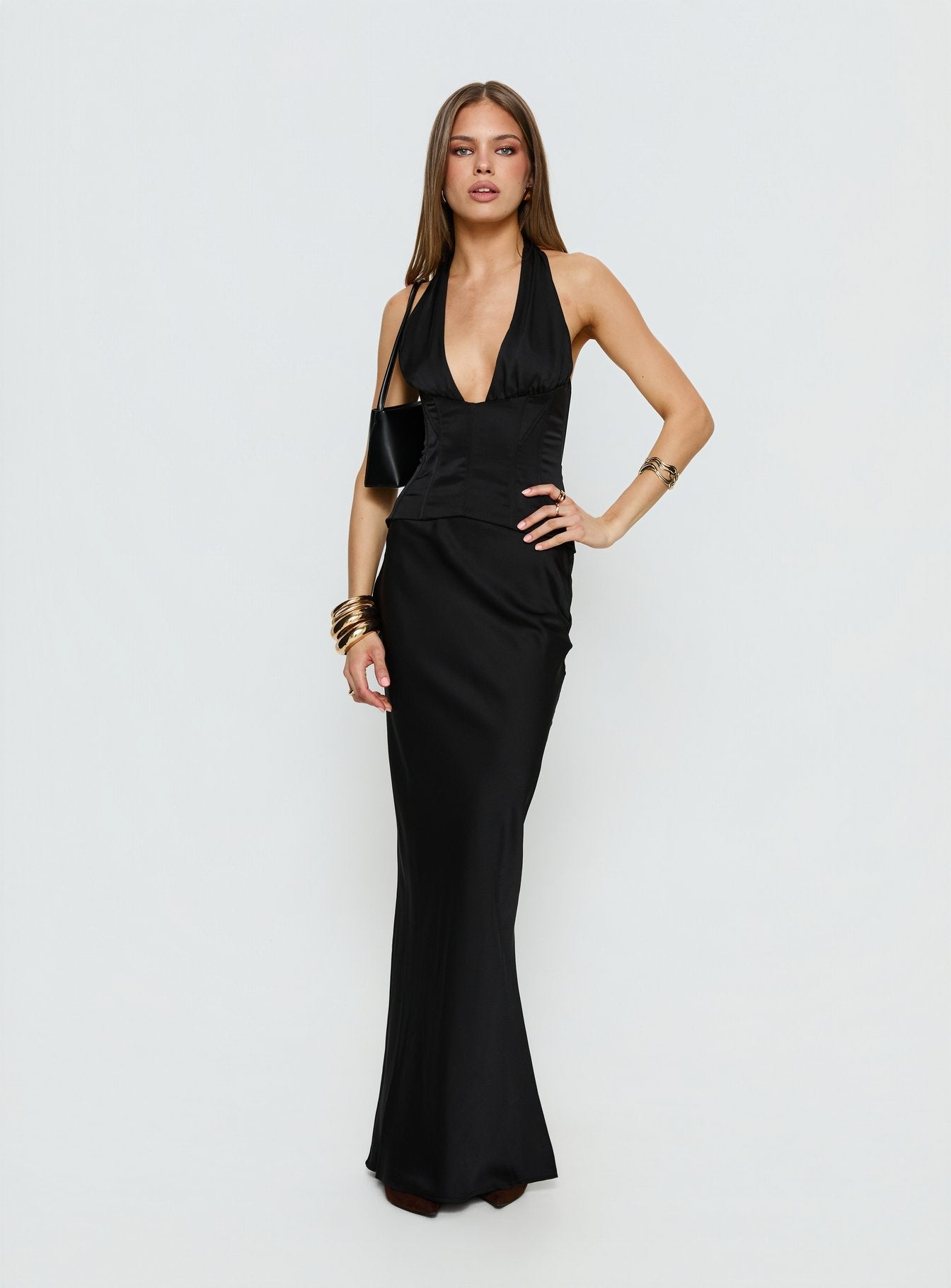 Siyah Maxi Elbise