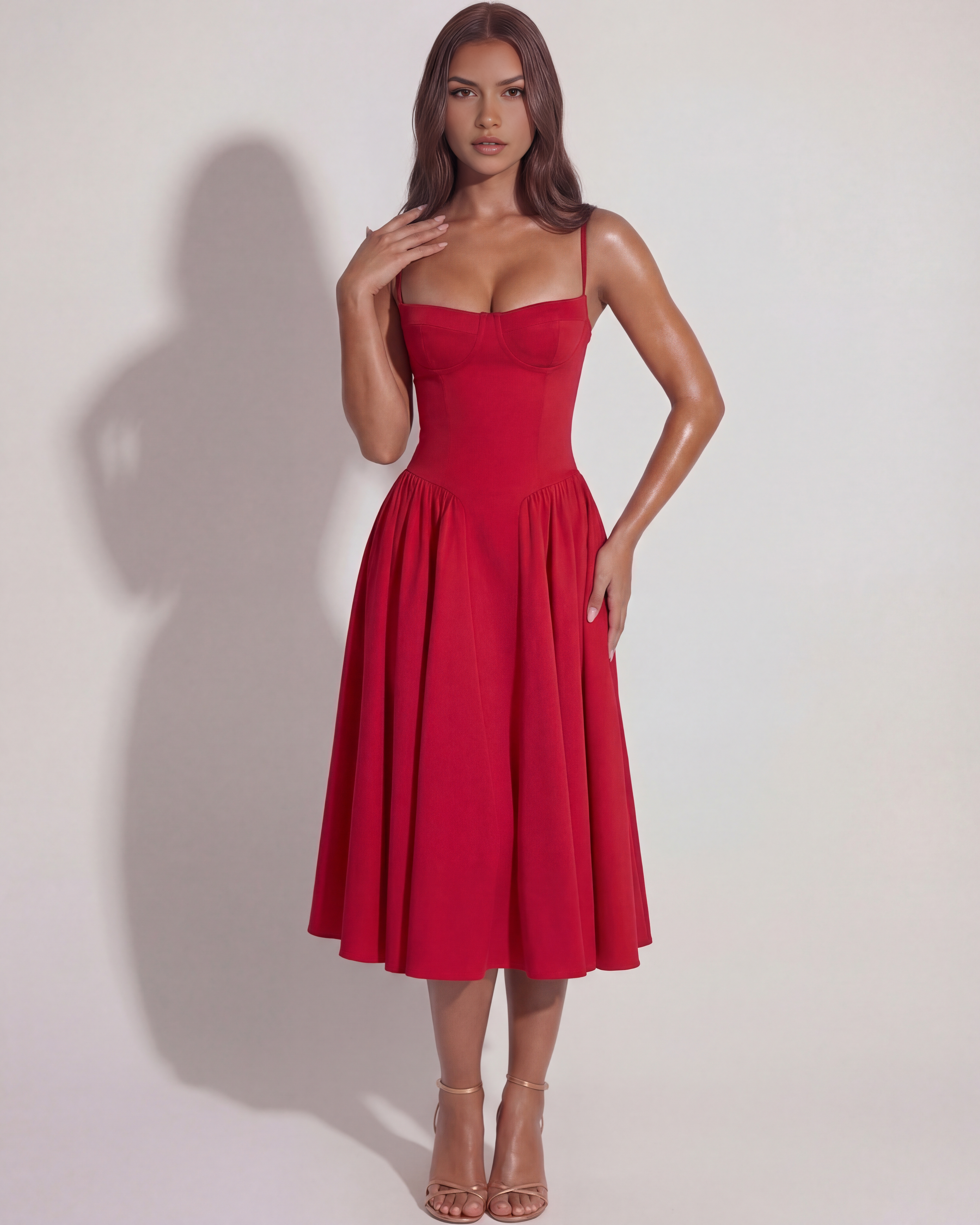 Francesca Midi Elbise
