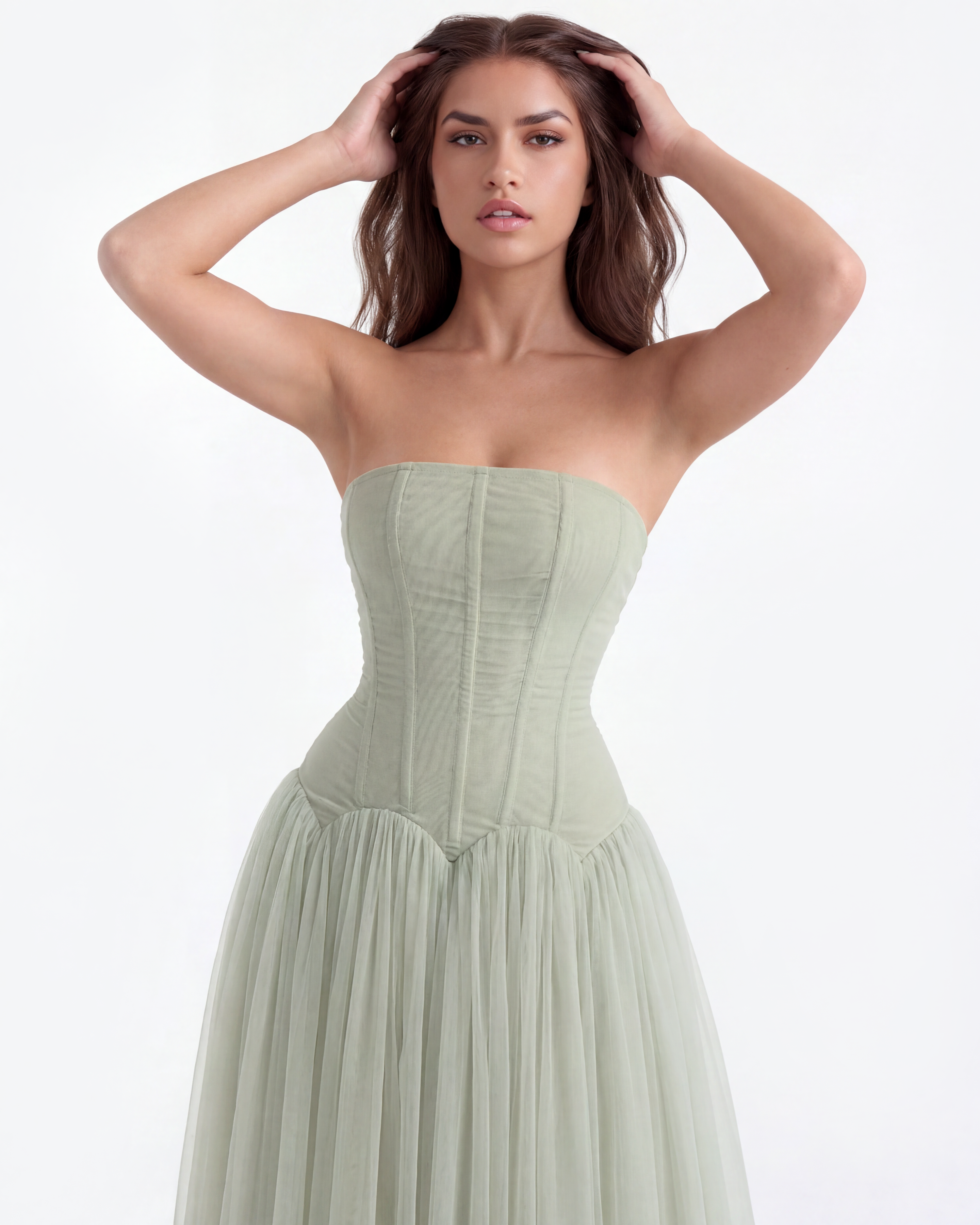 Arabella Mavi Maxi Elbise