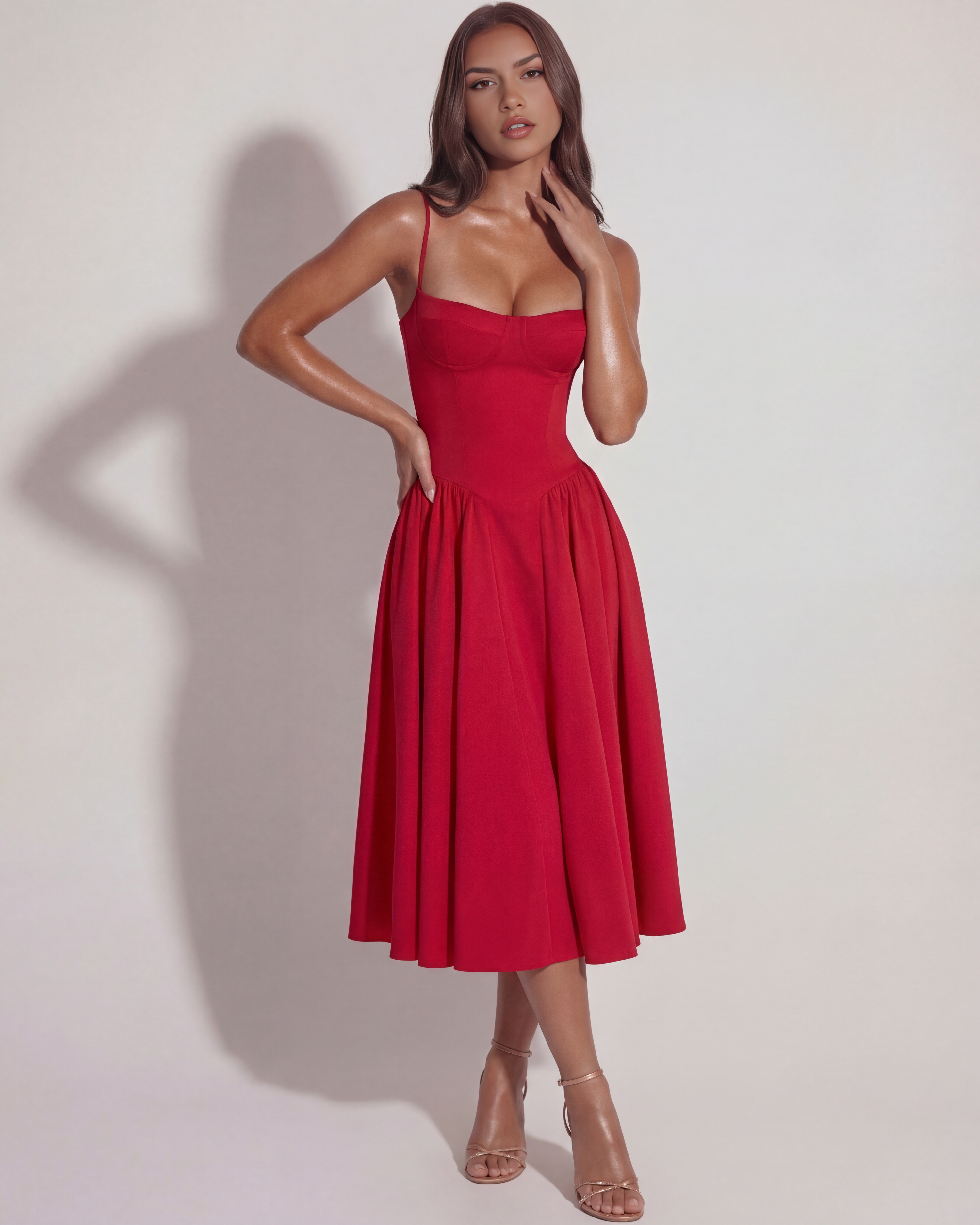 Francesca Midi Elbise
