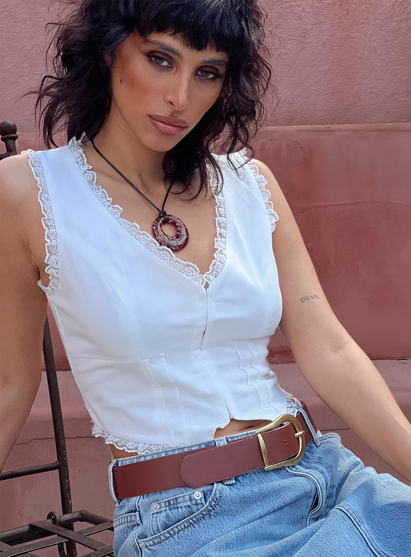 Silvanna Beyaz Bluz