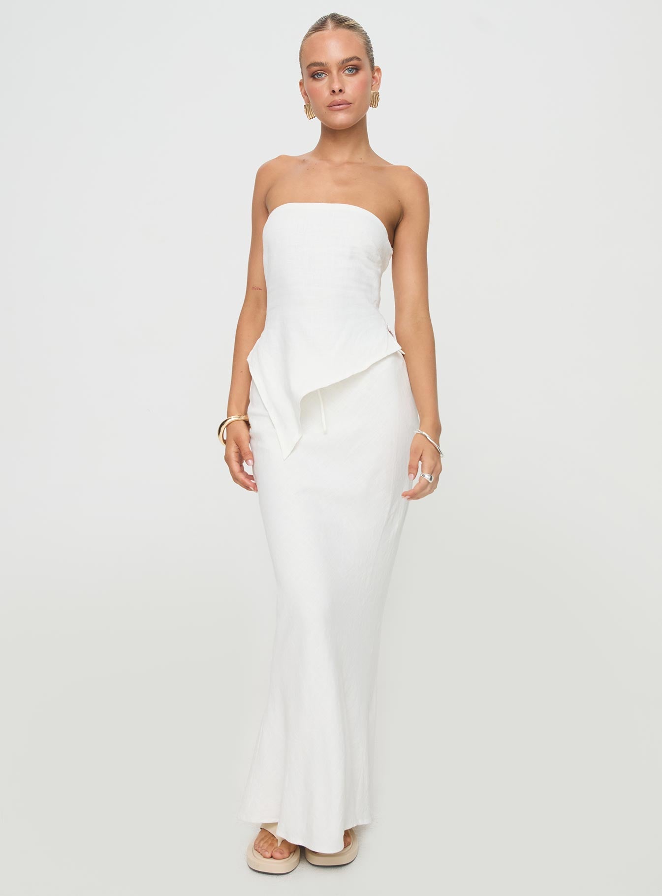 Mercer Keten Maxi Etek