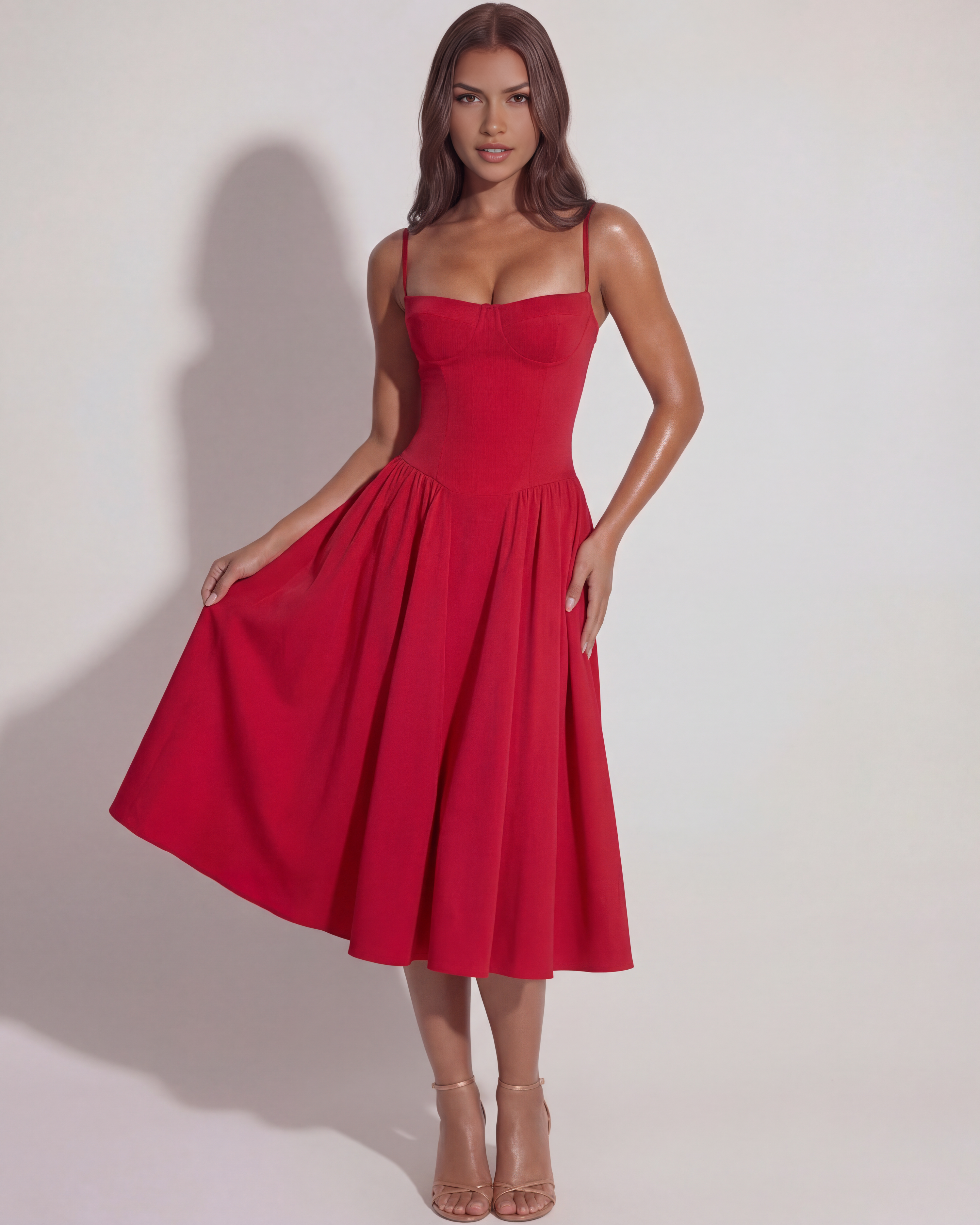 Francesca Midi Elbise