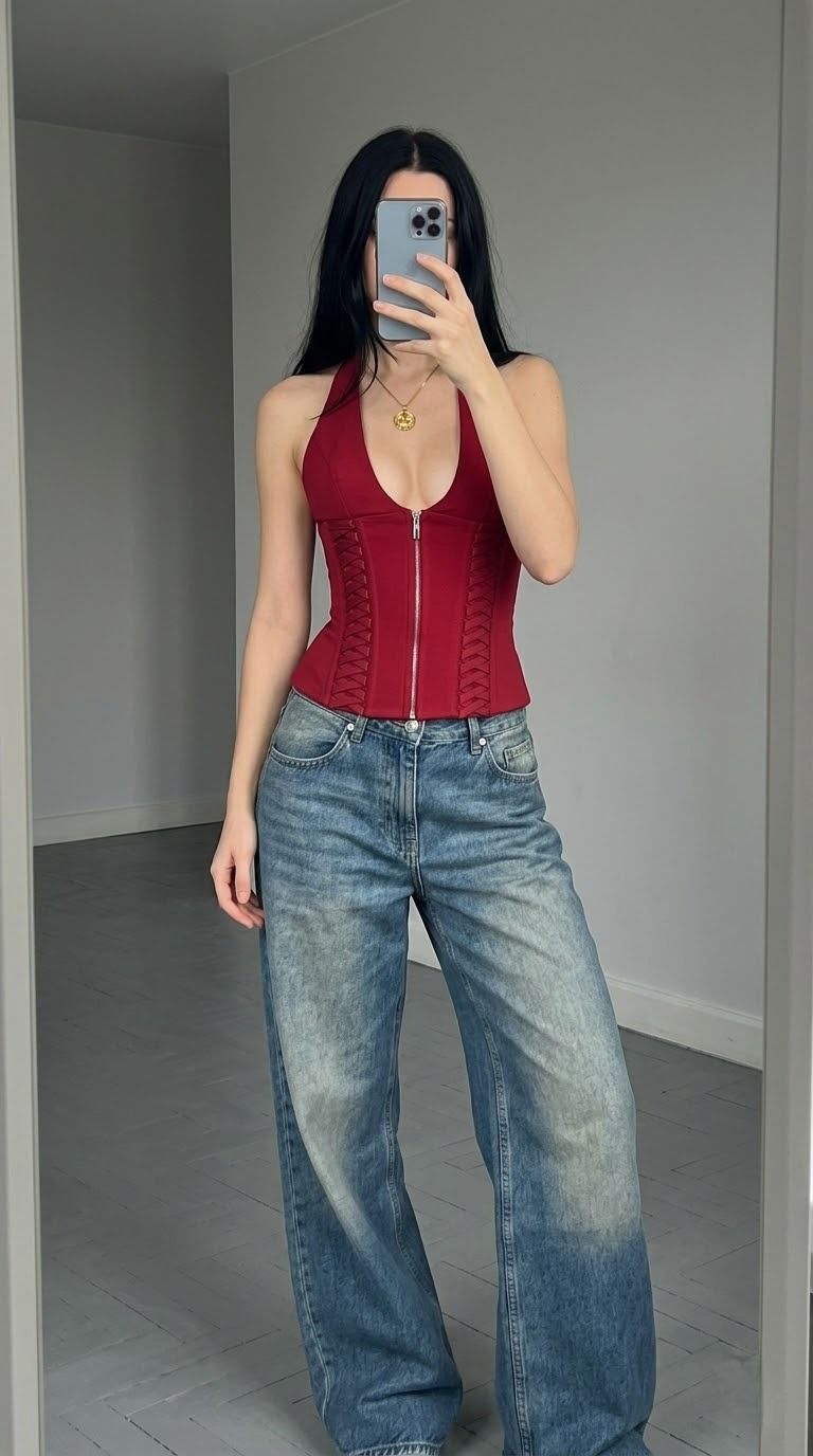 Scarlet Corset Top