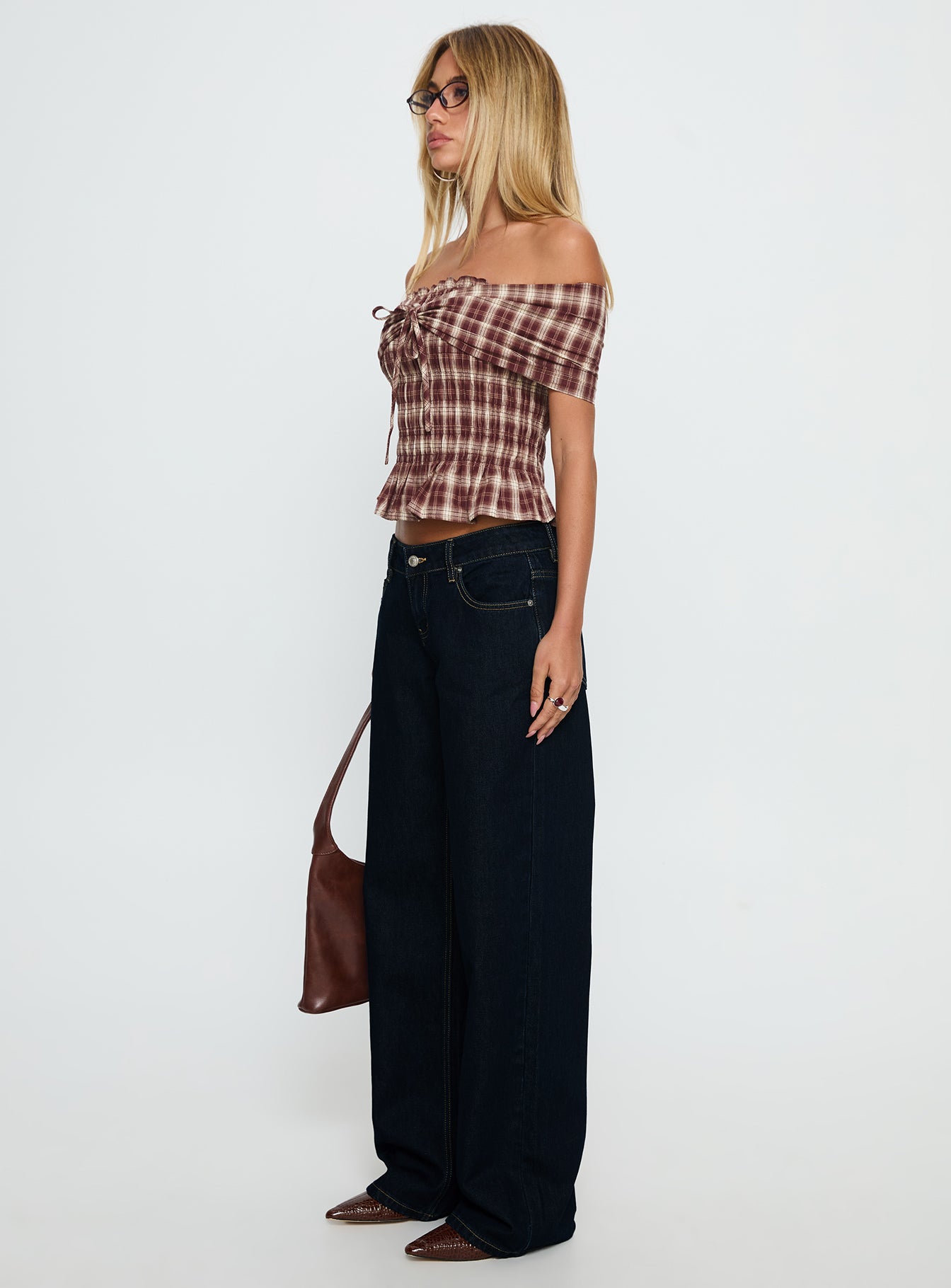Tidal Wave Düşük Bel Ham Denim Düz Paça Kot Pantolon