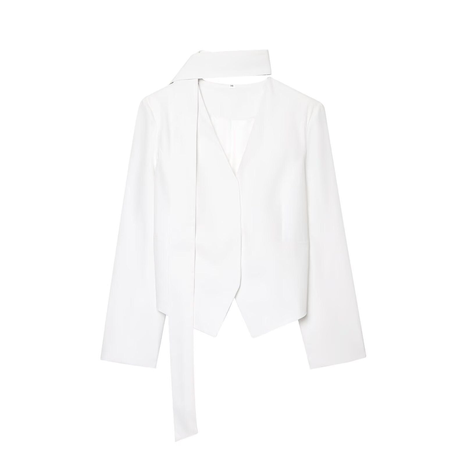 Aurélie Tie-Scarf Blazer