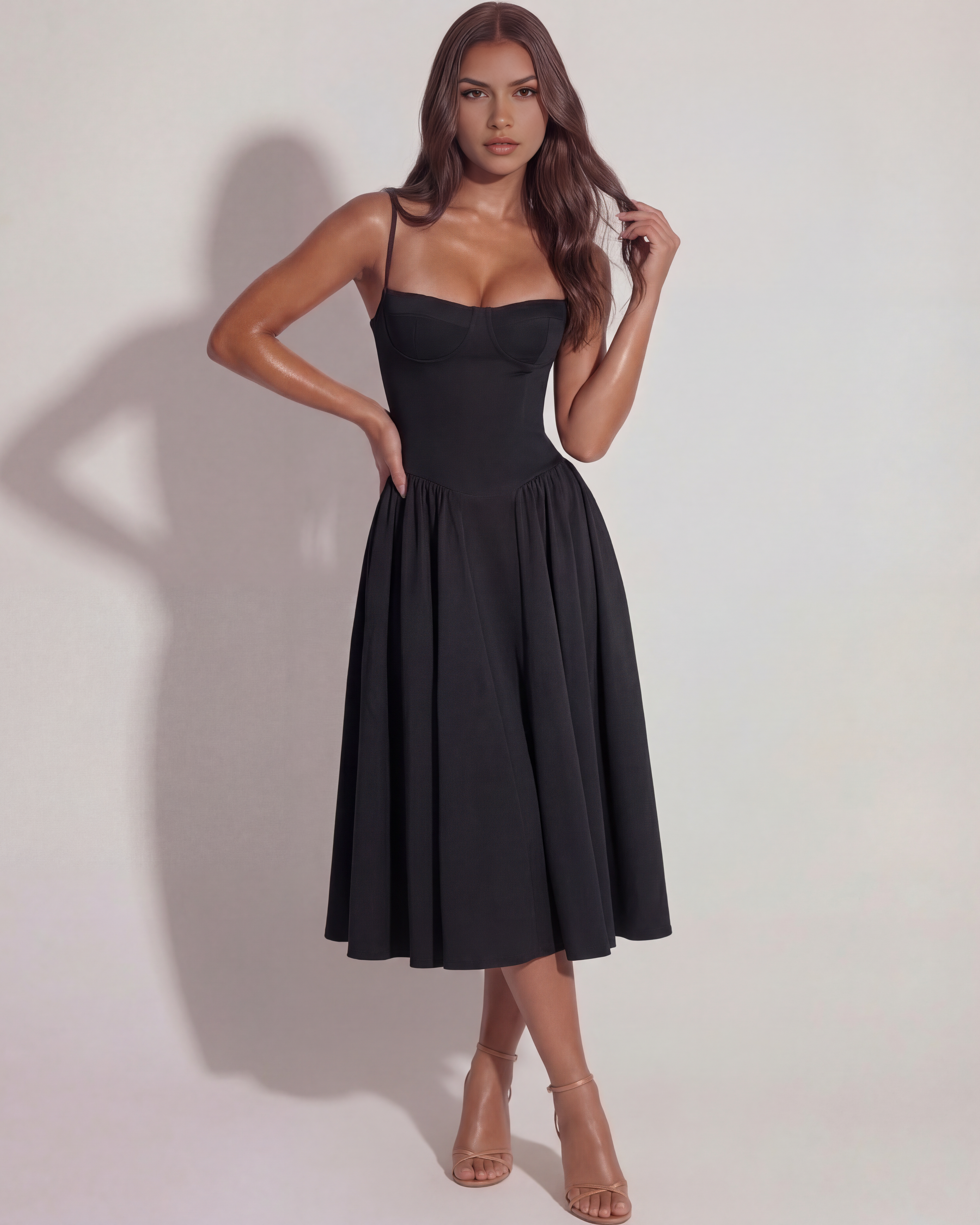 Francesca Midi Elbise