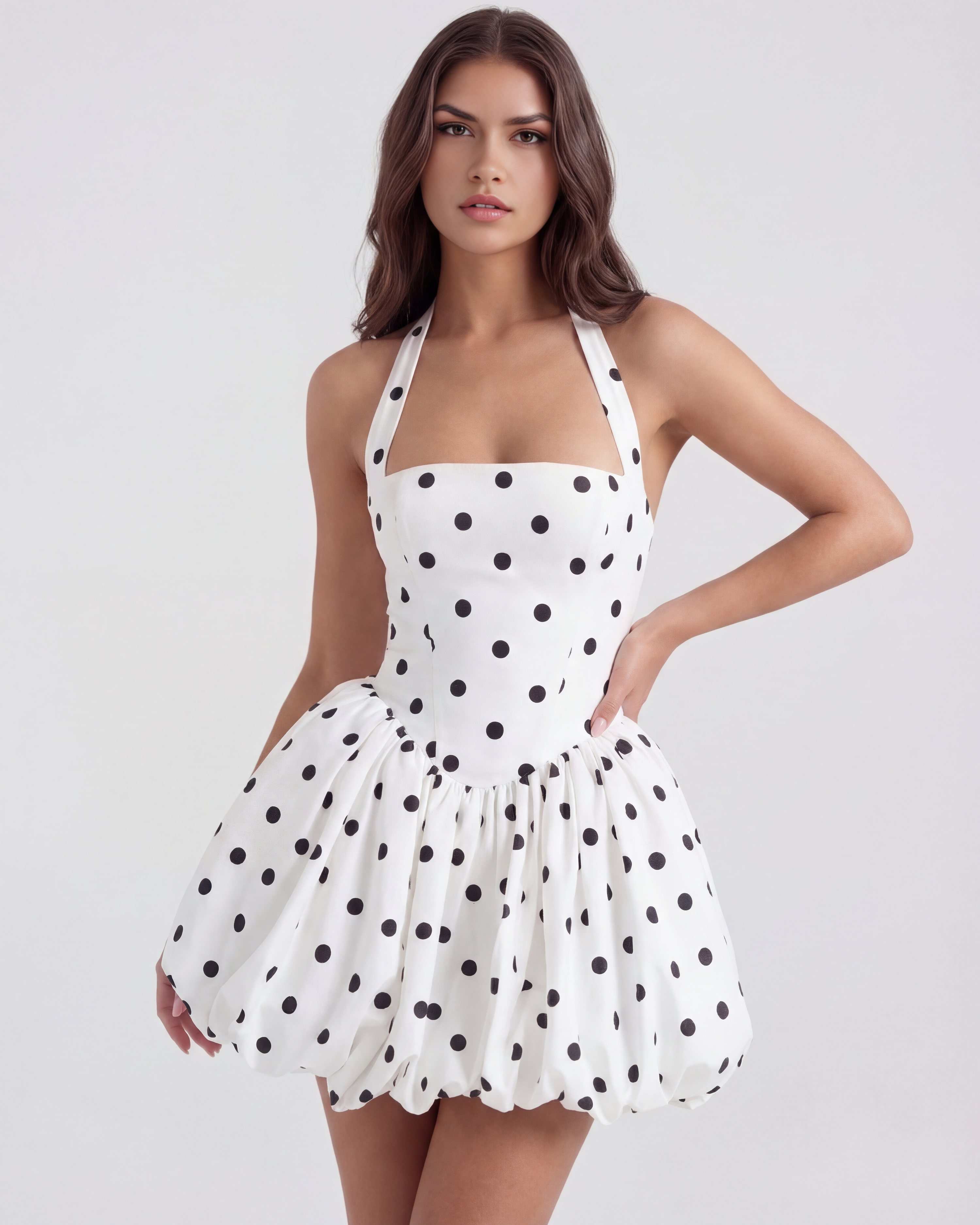Giulia Siyah Mini Elbise