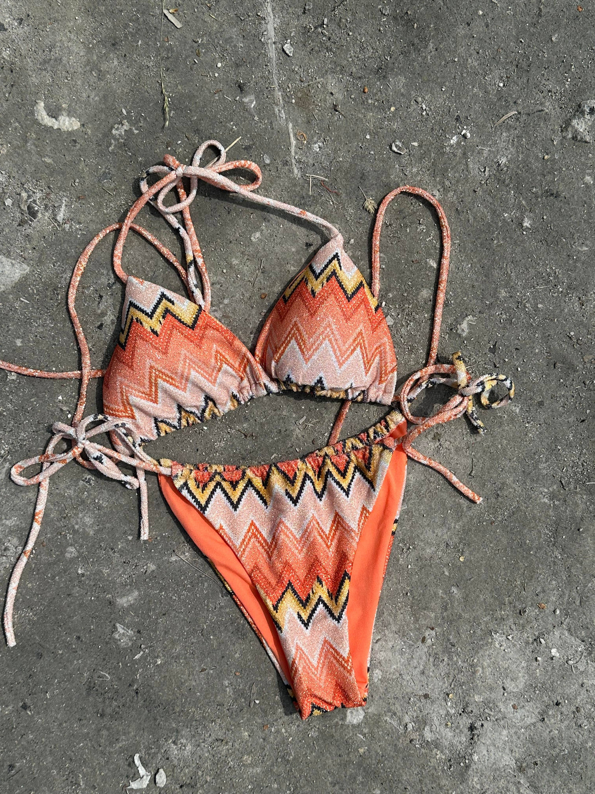 Turuncu Parlak Bikini