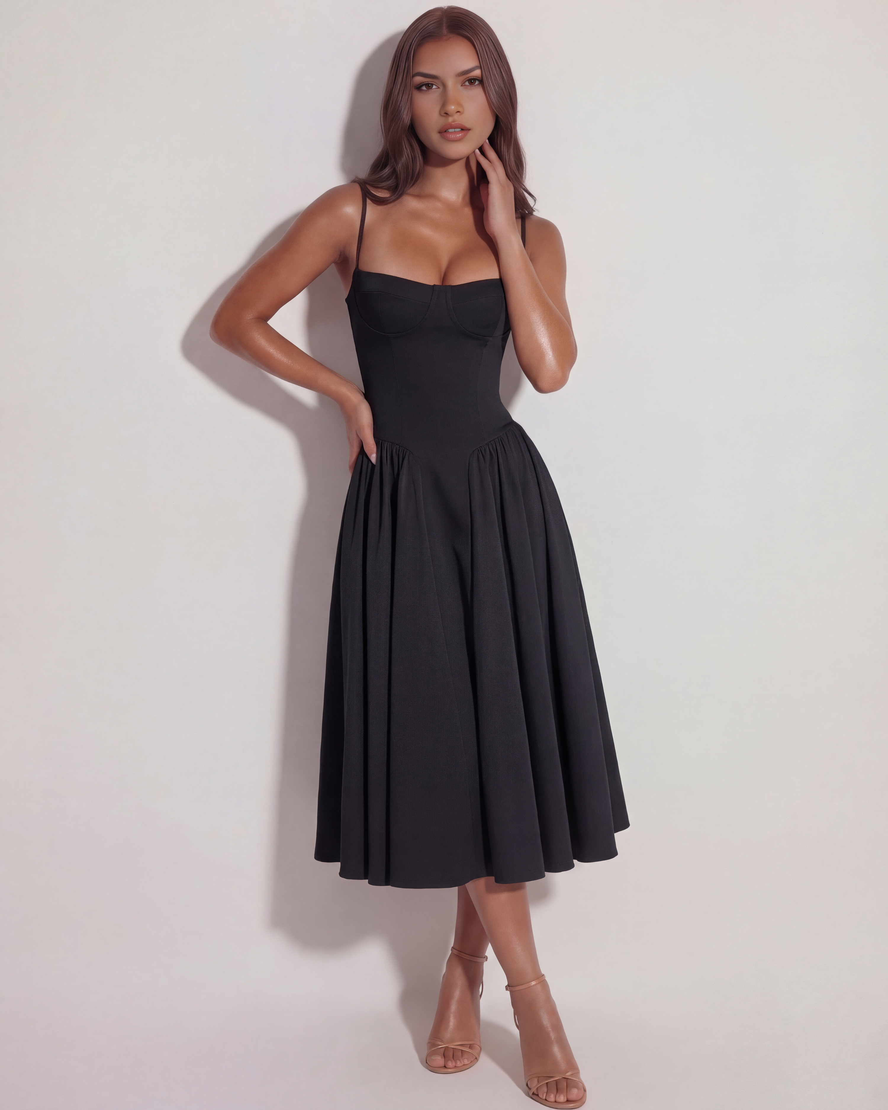 Francesca Midi Elbise