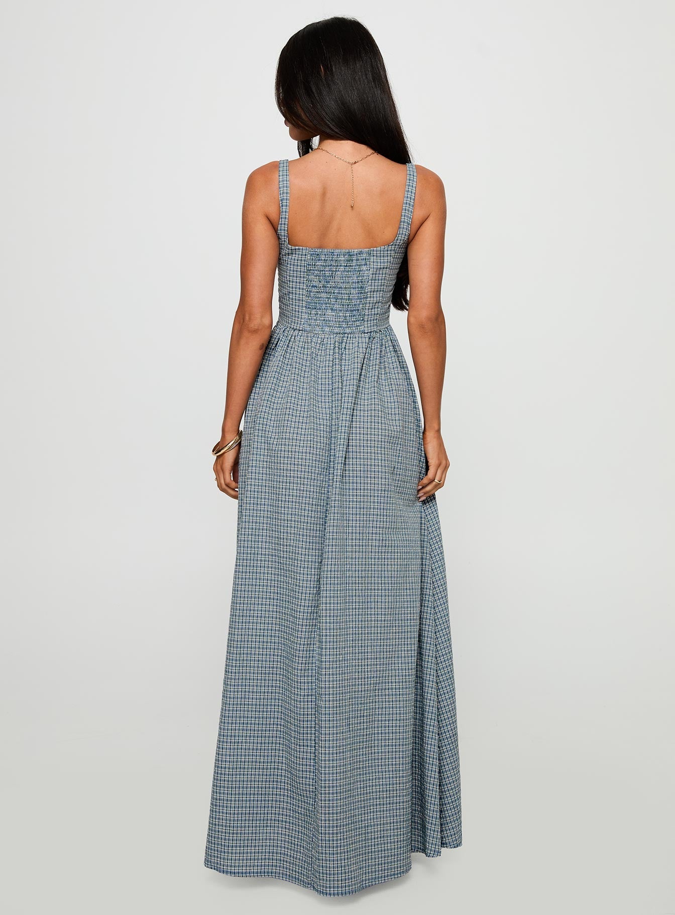 Cartmel Ekose Maxi Elbise