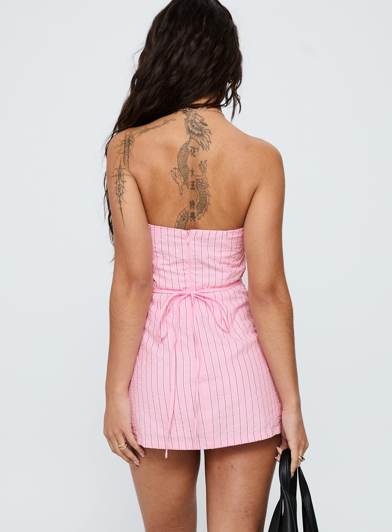 Yumiko Askısız Pembe Tulum