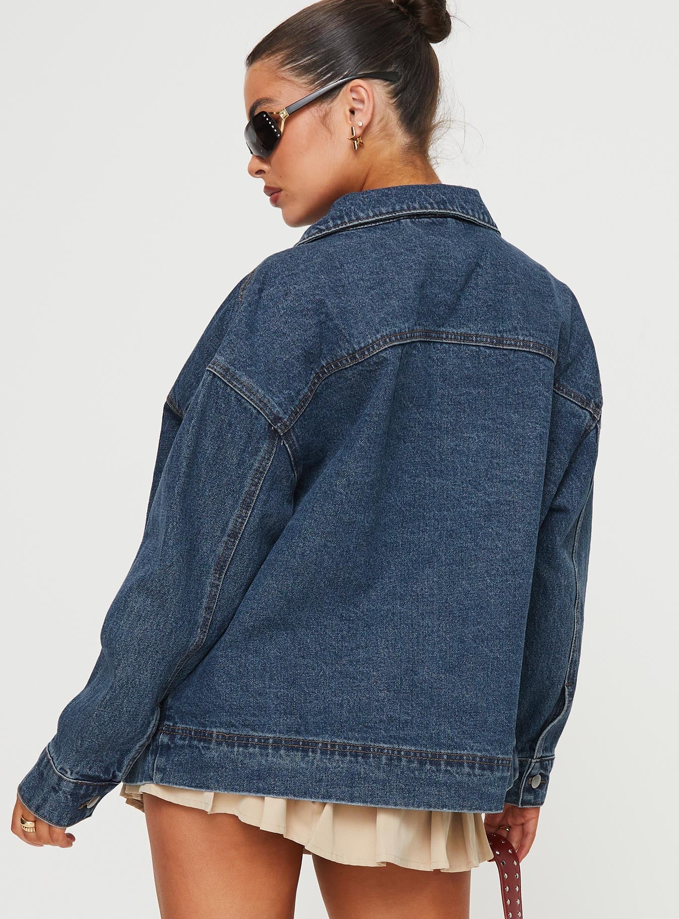 Altıncı Denim Bomber Ceket