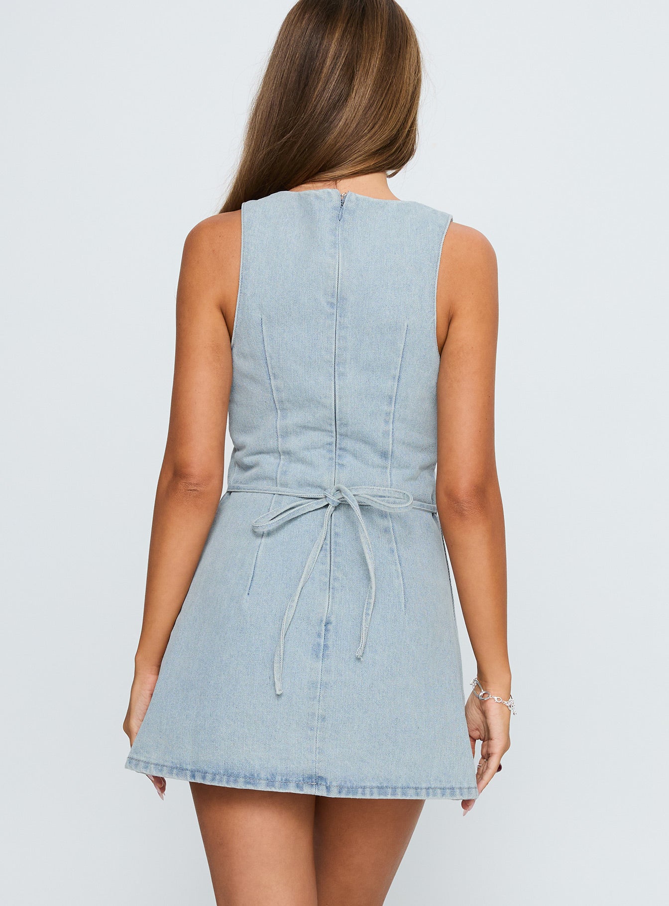 Ainsleigh Açık Yıkama Denim Tulum