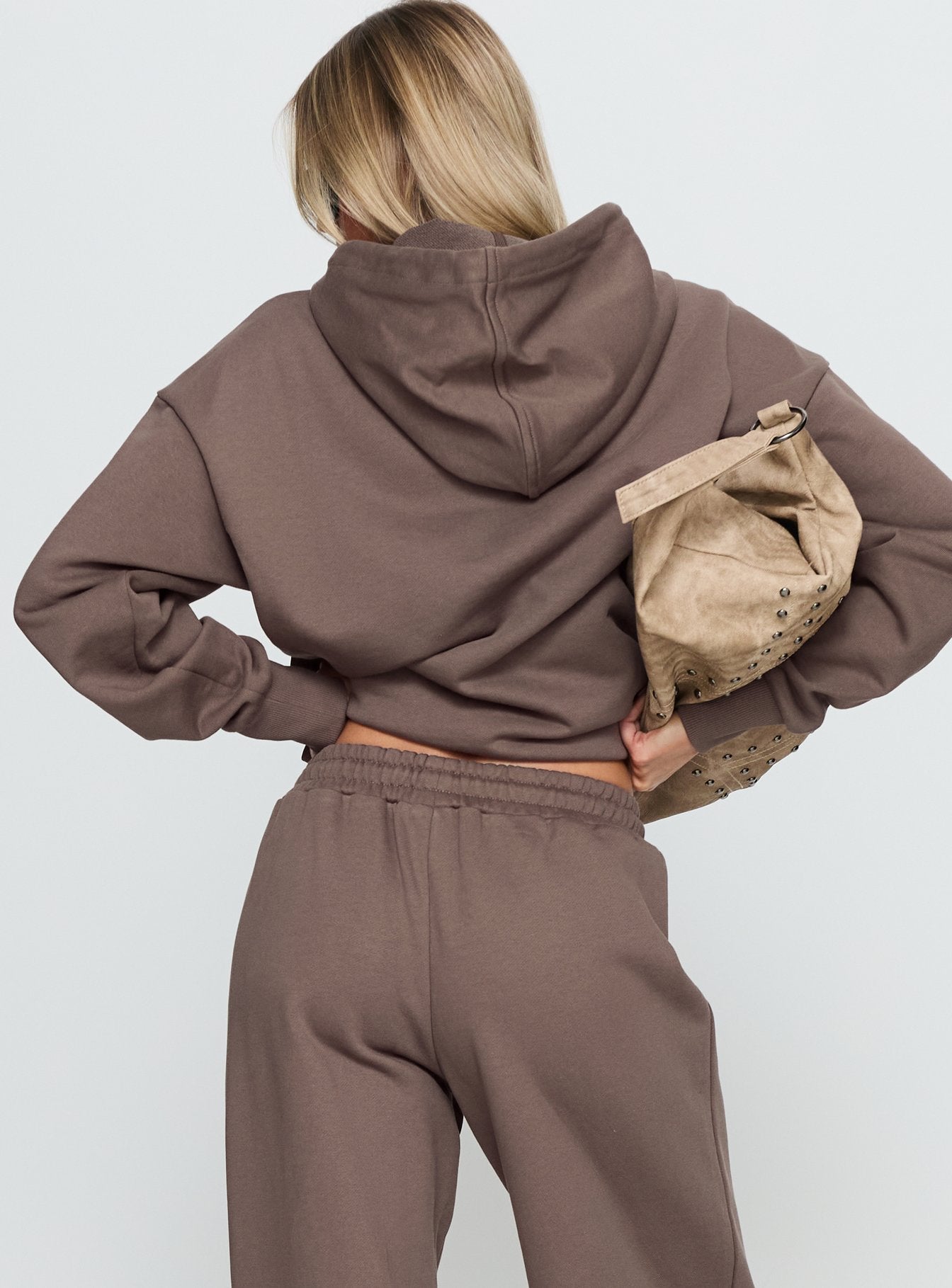 Mocha Oversize Kapüşonlu Sweatshirt
