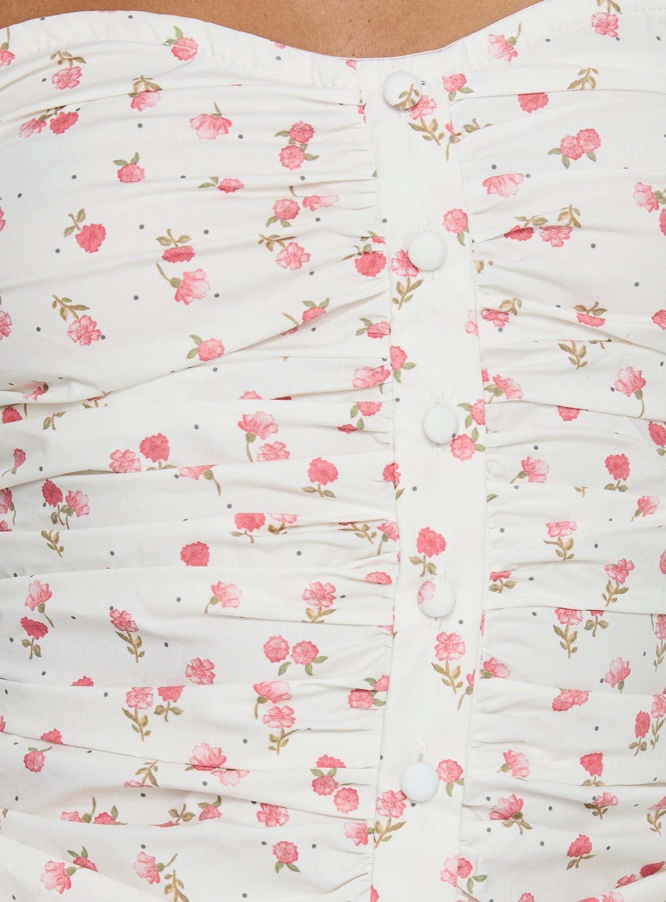 Çiçek Desenli Meeley Halter Mini Elbise