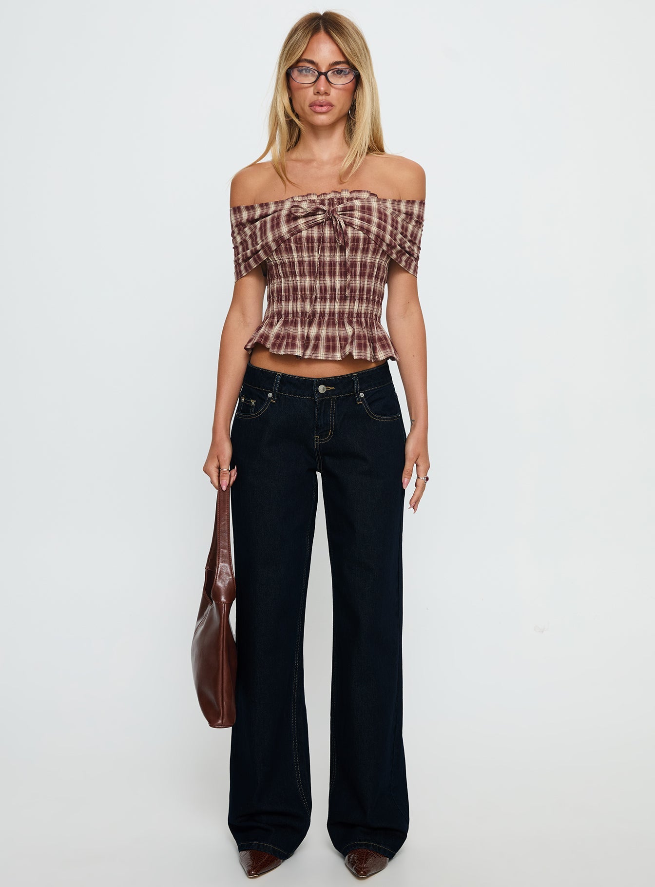 Tidal Wave Düşük Bel Ham Denim Düz Paça Kot Pantolon