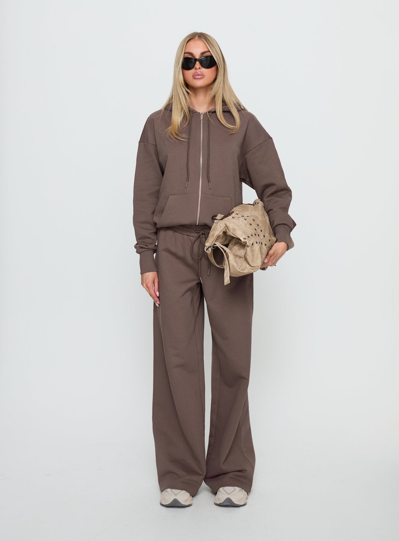 Mocha Oversize Kapüşonlu Sweatshirt