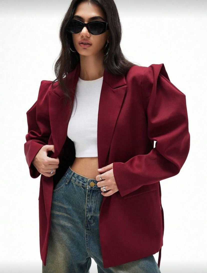 Sienna Wrap Oversized Blazer