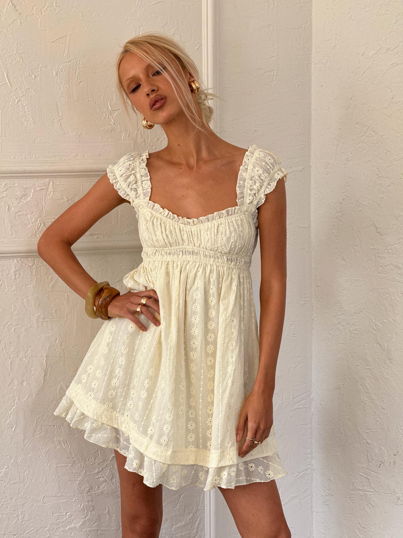 Yazlık Carlita Mini Elbise