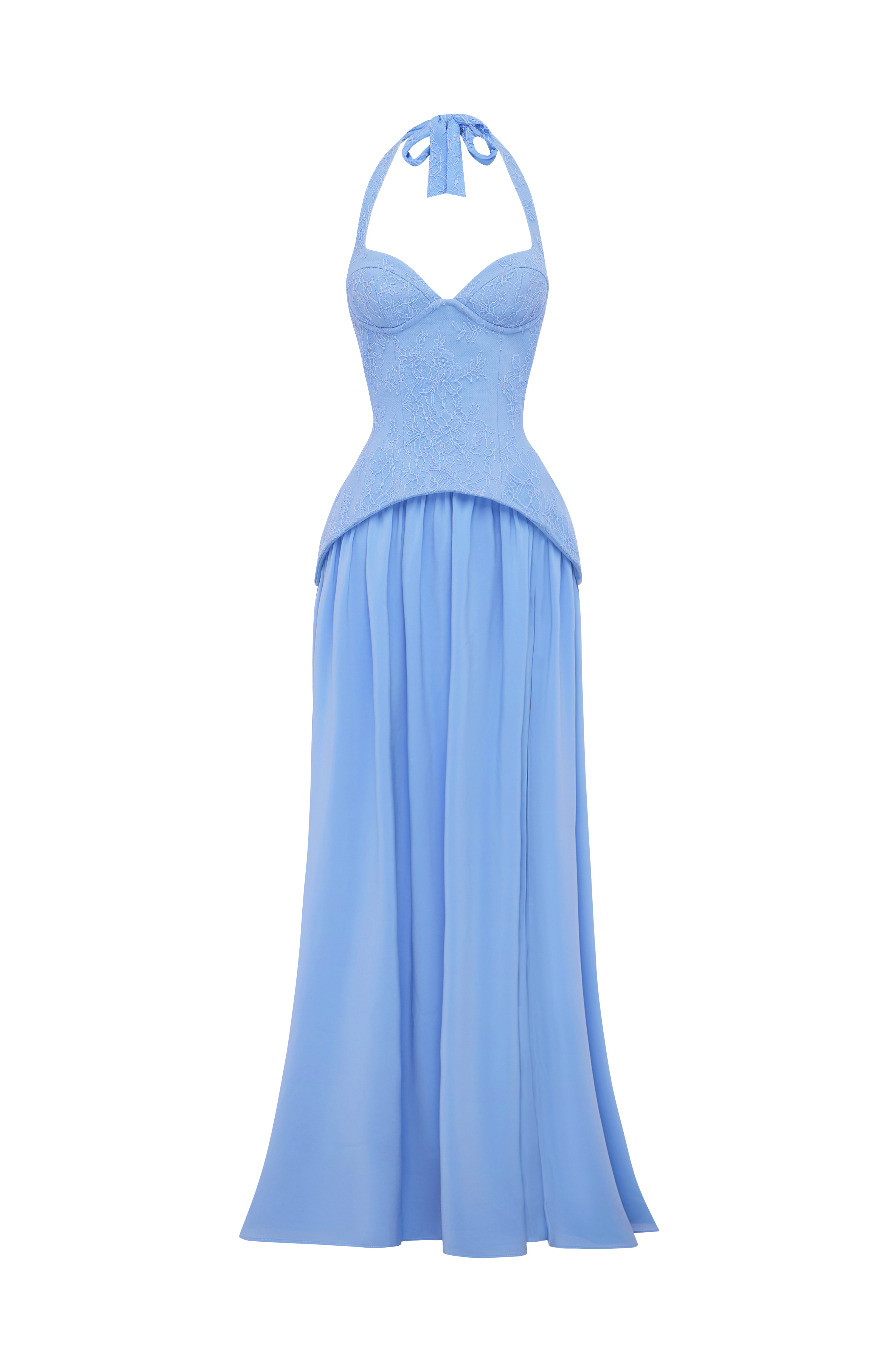 Almira Maxi Pudra Elbise