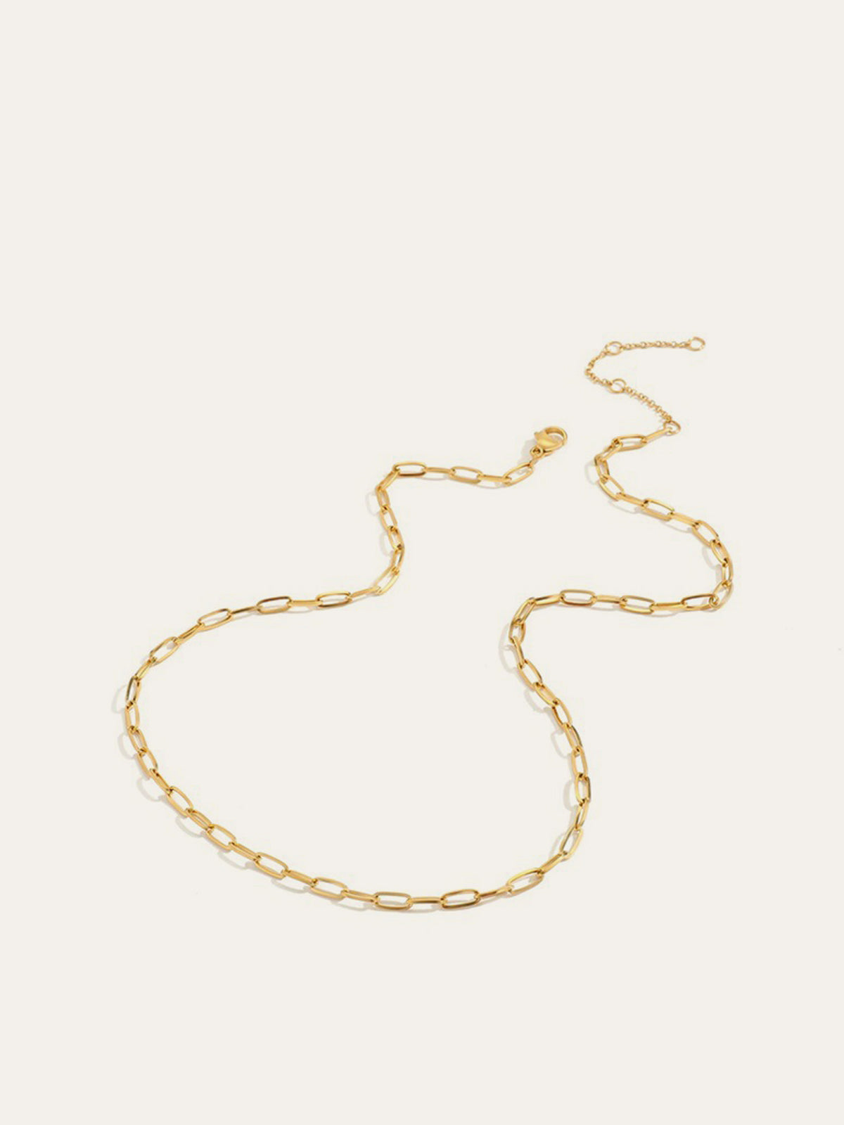 Oval Halkalı Kolye