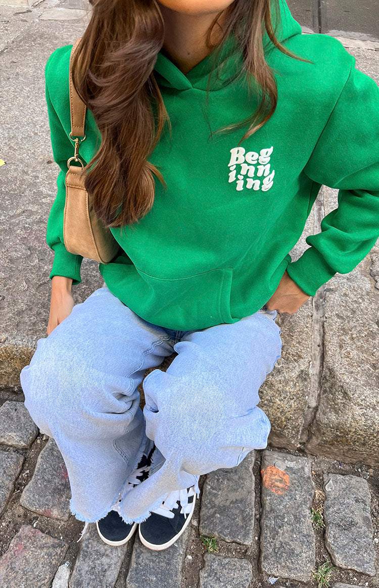 Başlangıç Yeşil Snuggle Bubble Hoodie