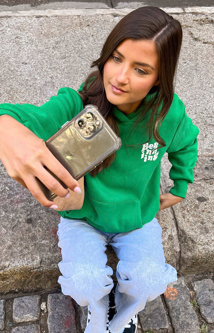 Başlangıç Yeşil Snuggle Bubble Hoodie