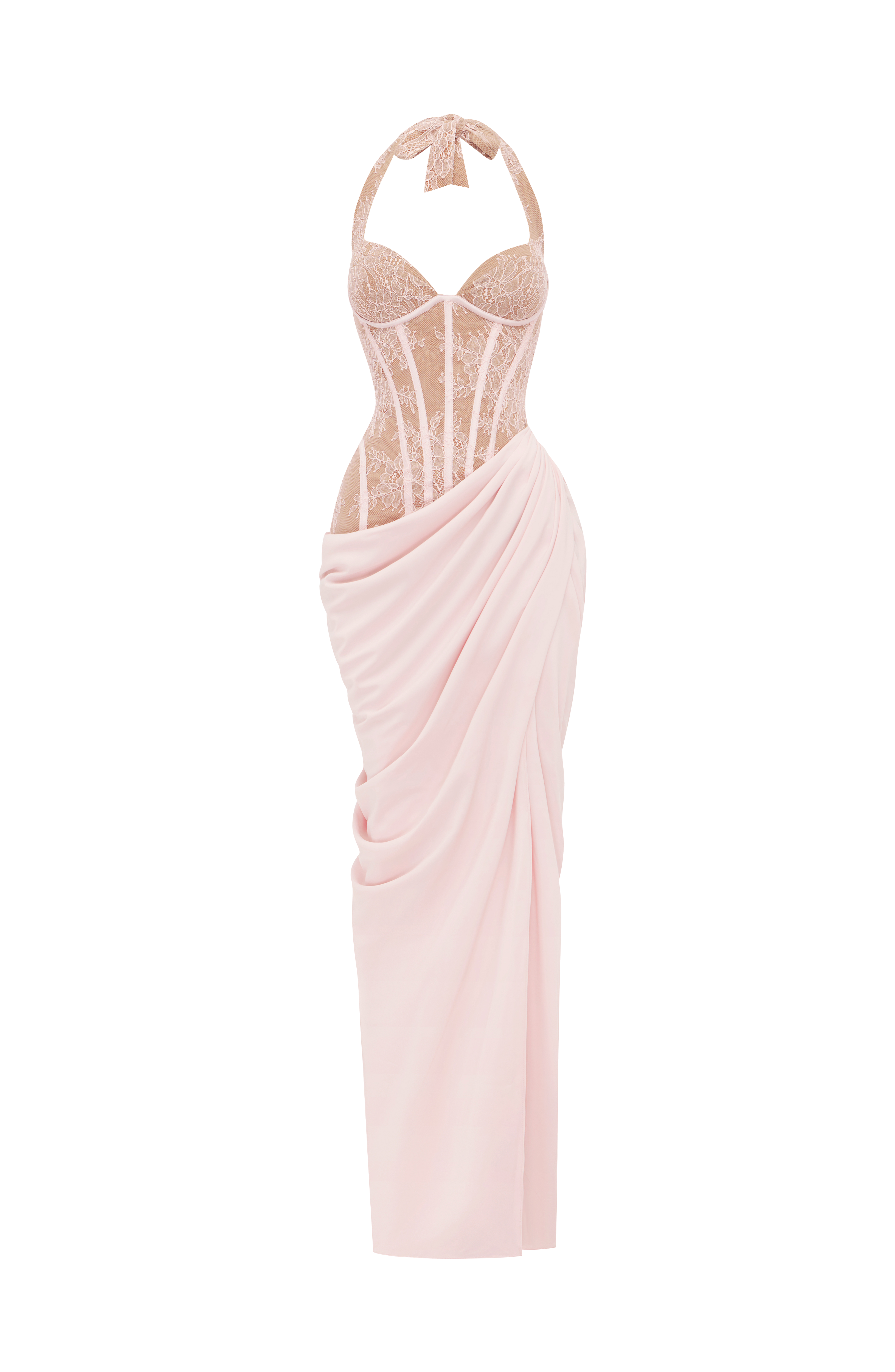 Bonita Pembe Maxi Elbise
