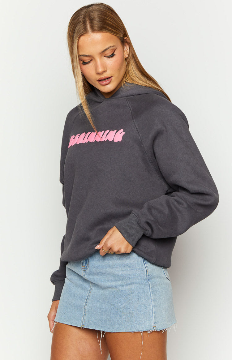 Beginning Antrasit Bubble Kapüşonlu Sweatshirt