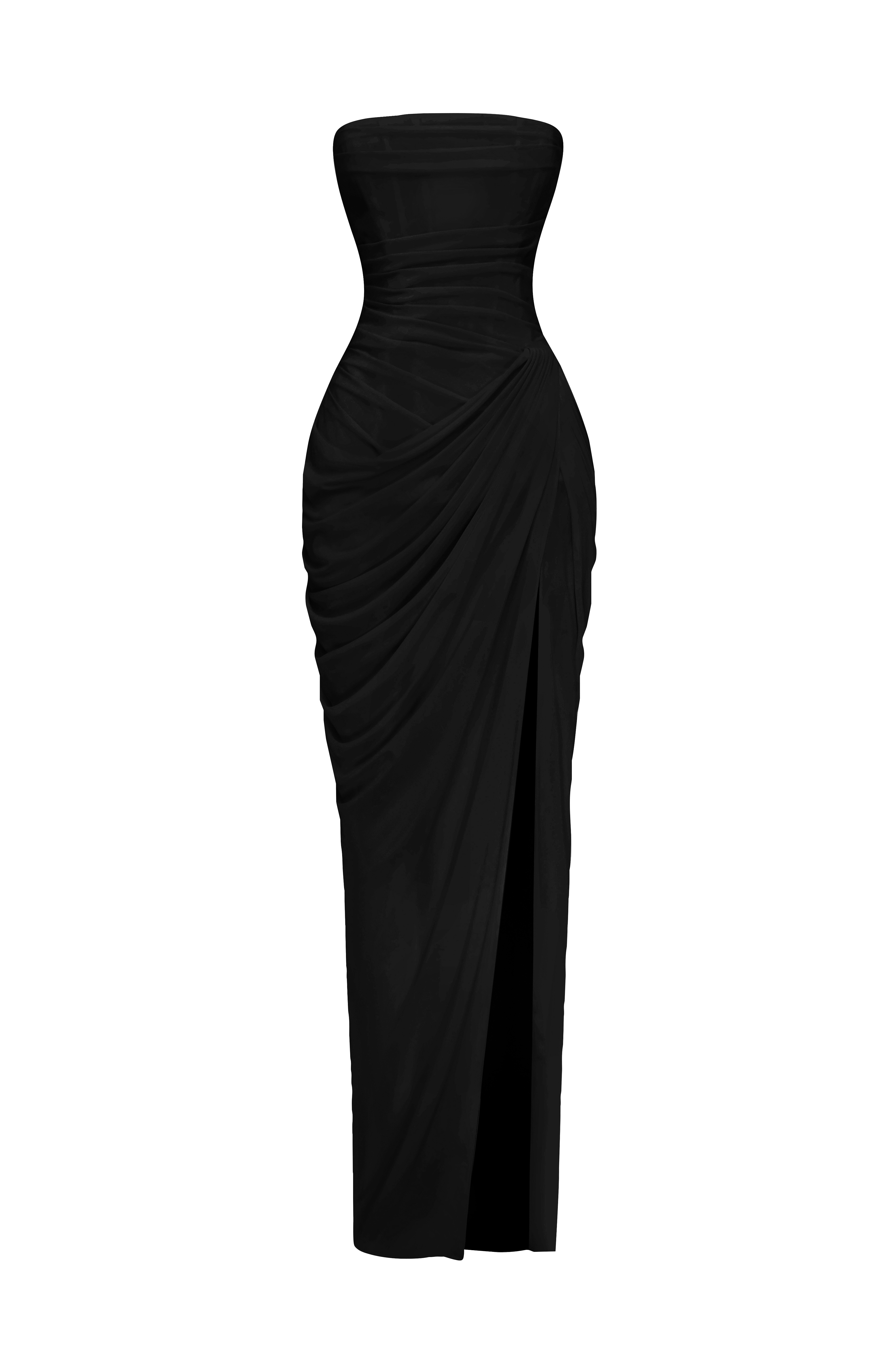 Cyra Siyah Maxi Elbise