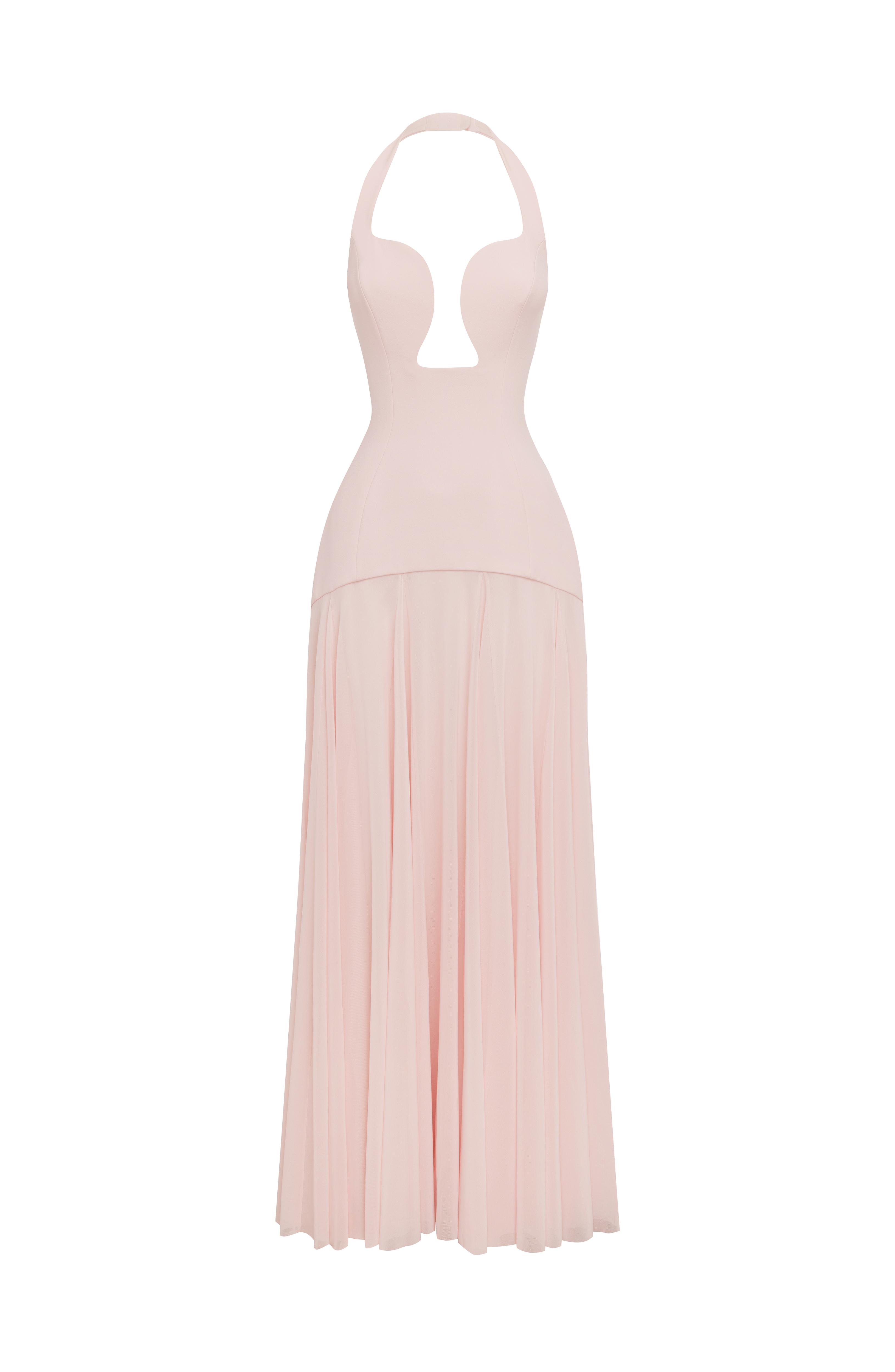 Cyrene Pembe Maxi Elbise