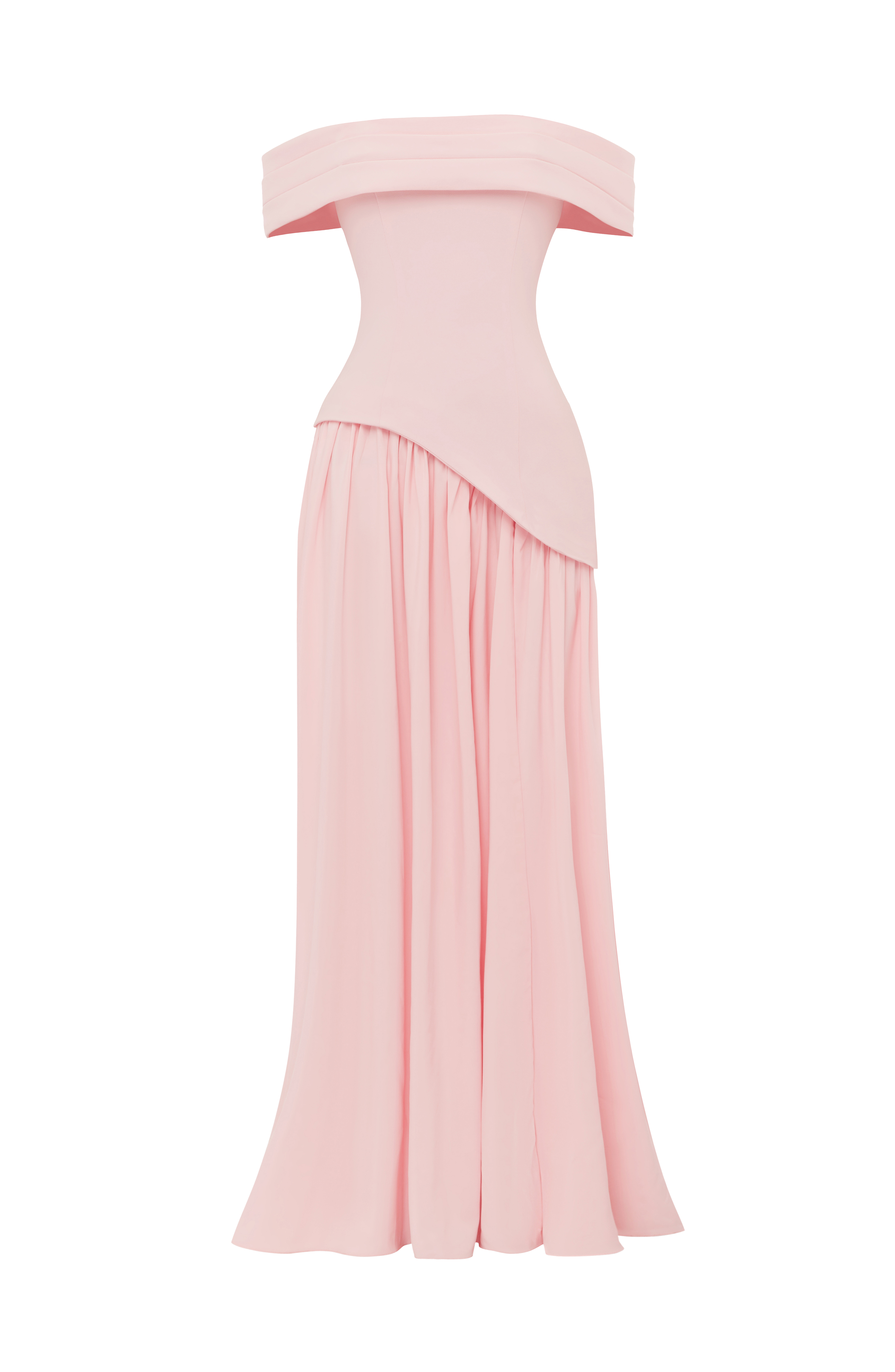 Delilah Pembe Maxi Elbise