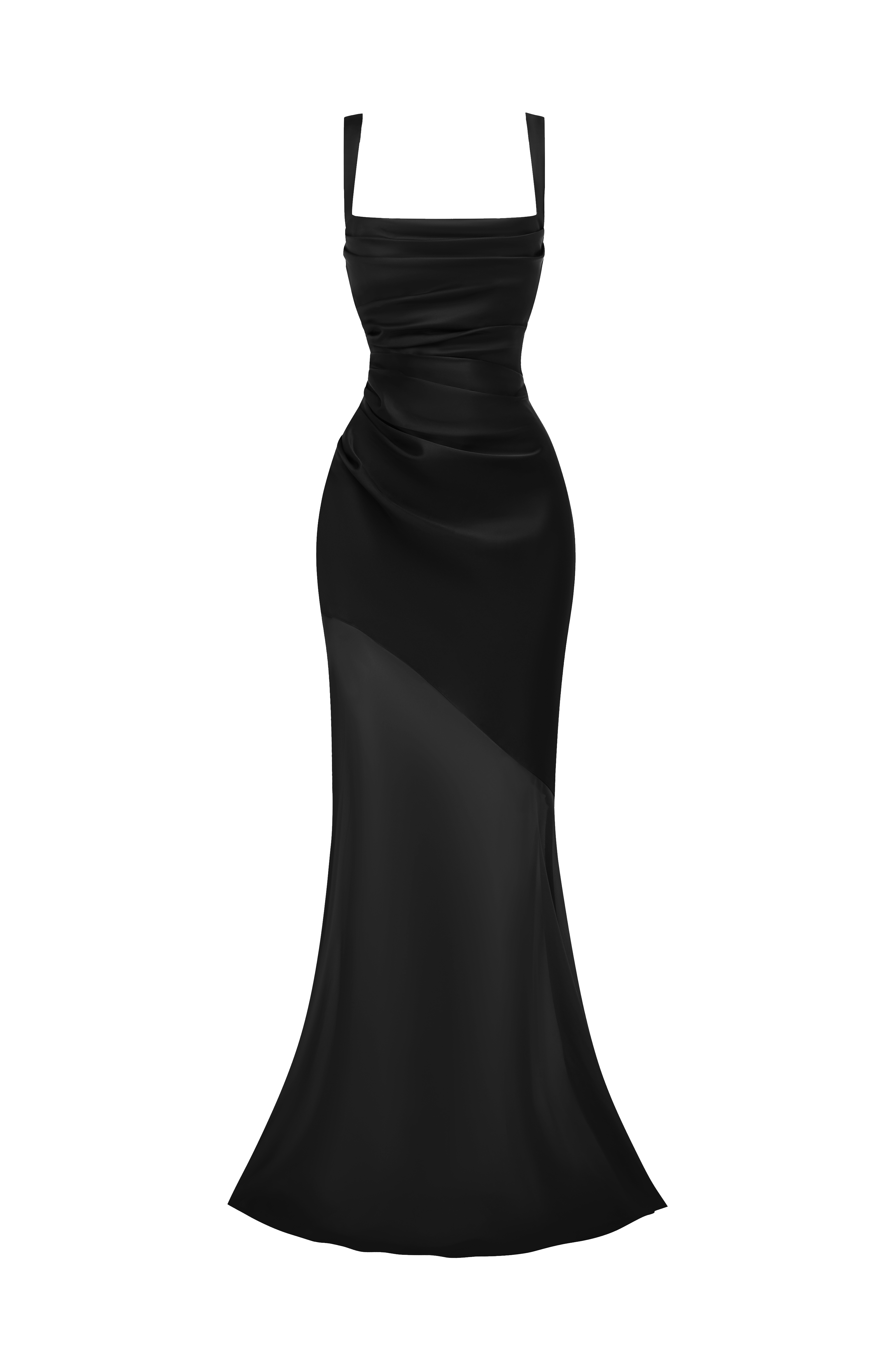 Eliza Siyah Maxi Elbise