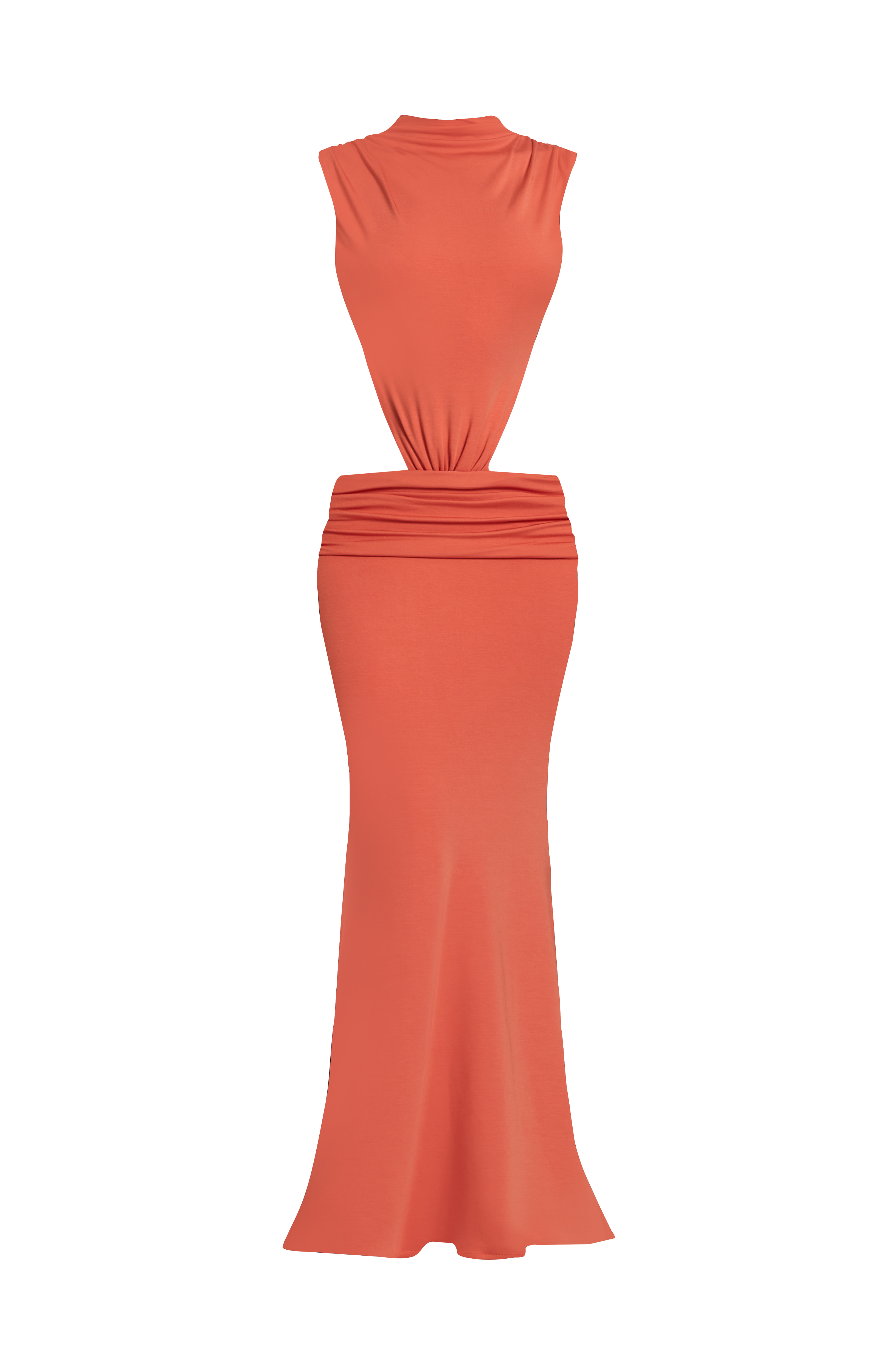 Fenella Maxi Turuncu Elbise