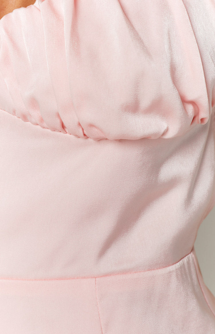 Fleurette Pembe Mini Elbise