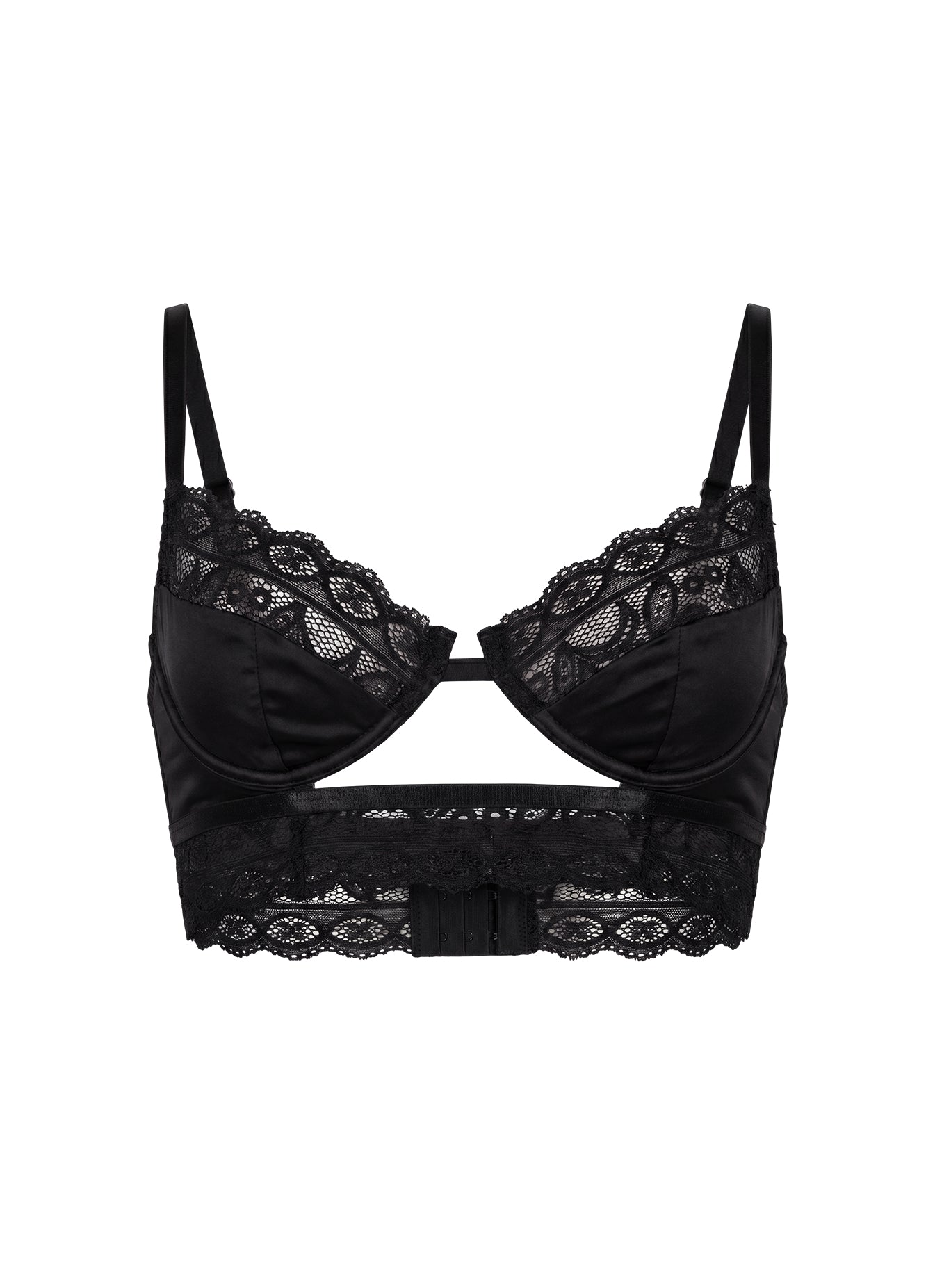 Skylar Siyah Bralet