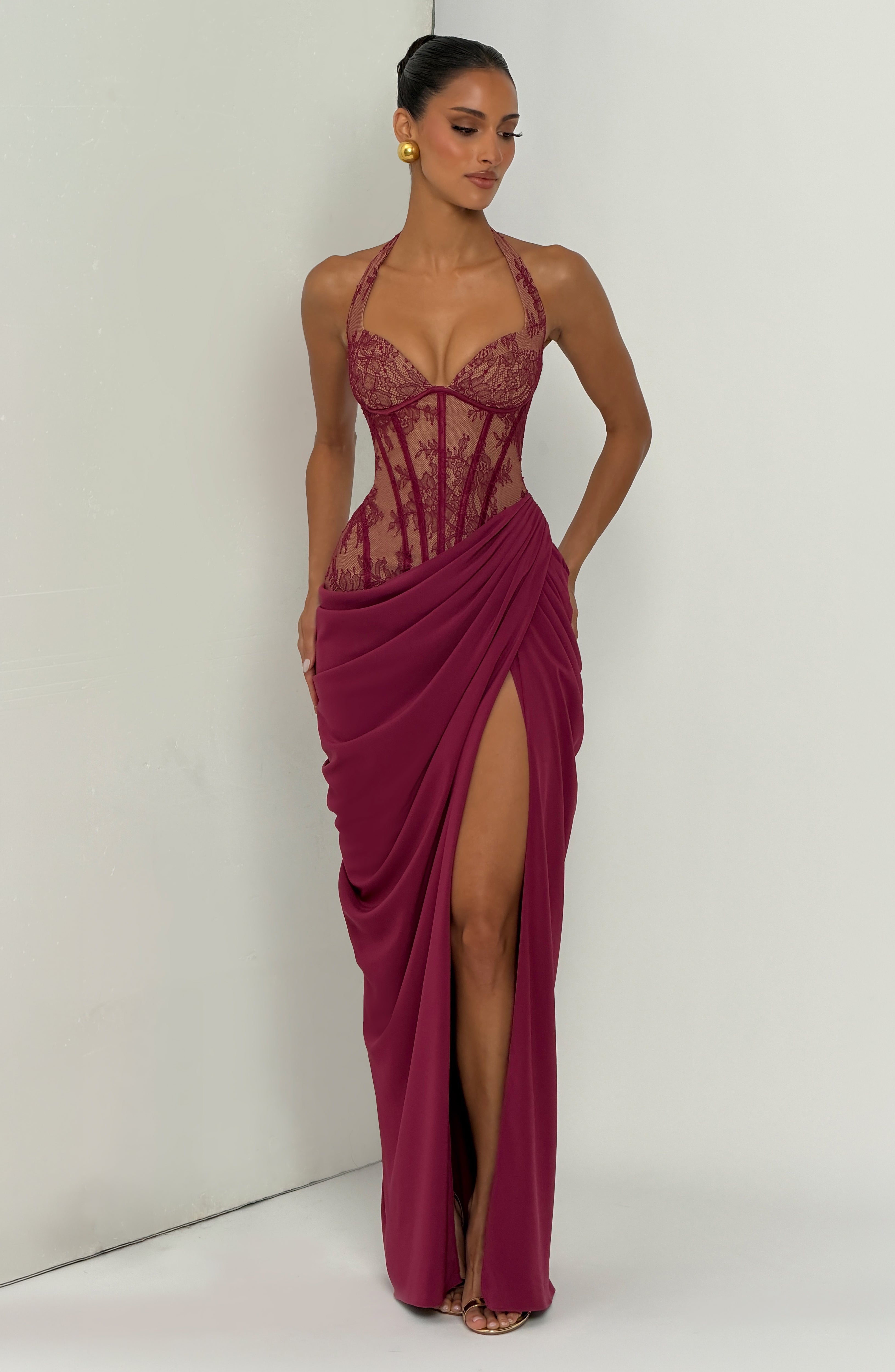 Bonita Mor Maxi Elbise