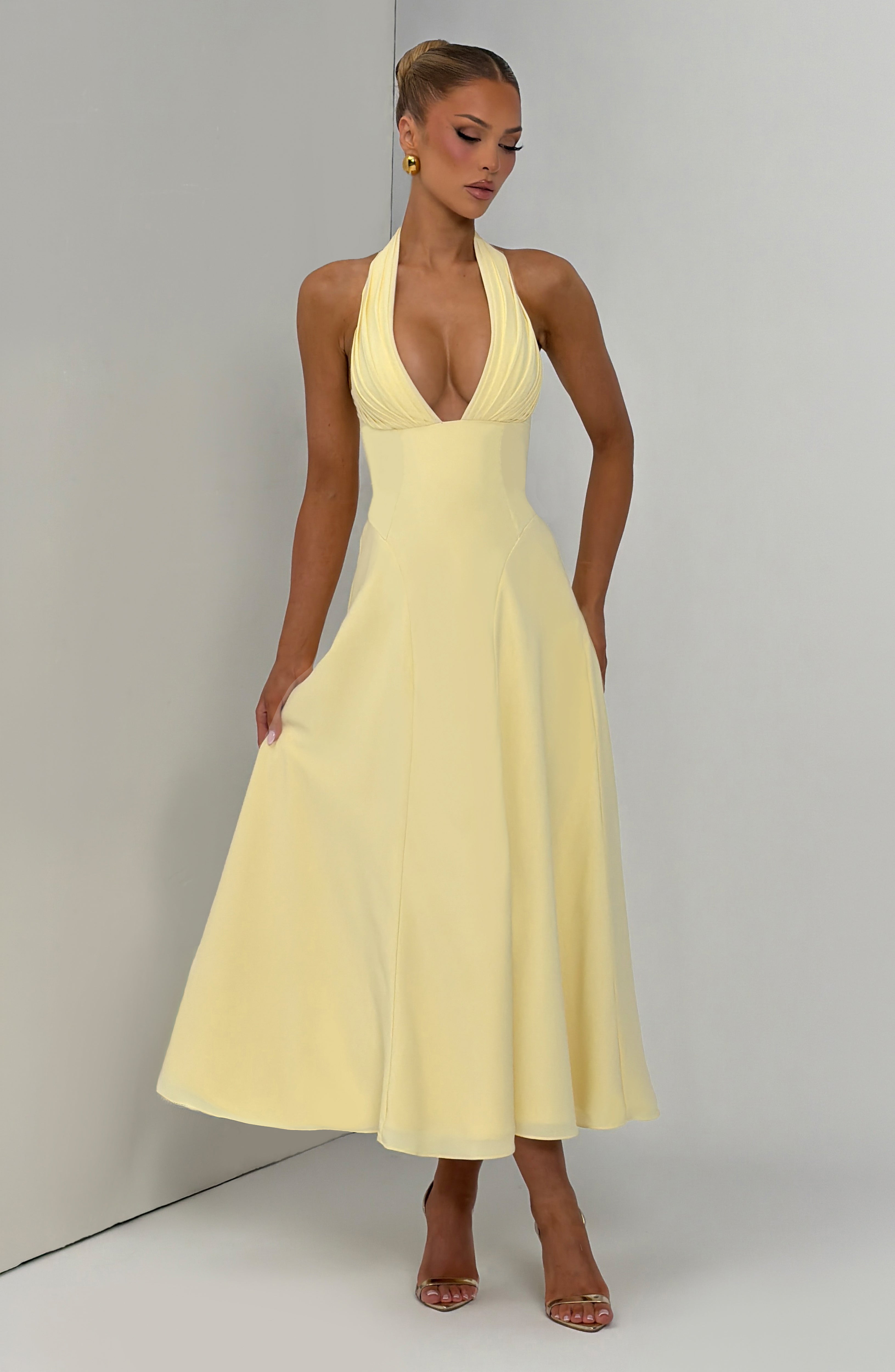 Hayden Limon Midi Elbise