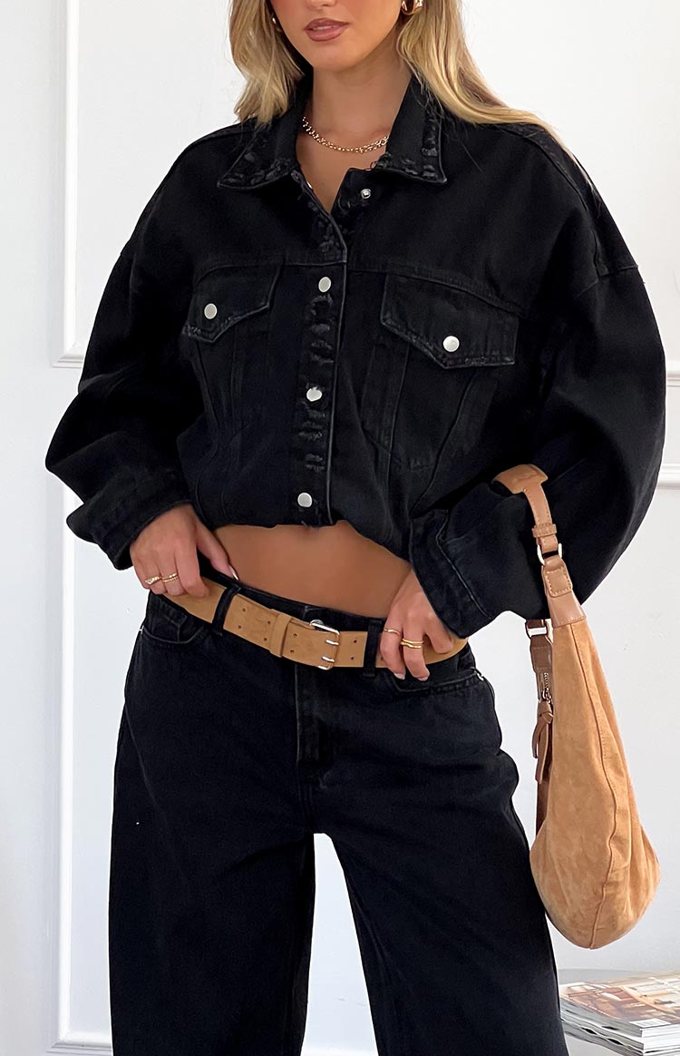 Hugo Siyah Oversize Kot Ceket