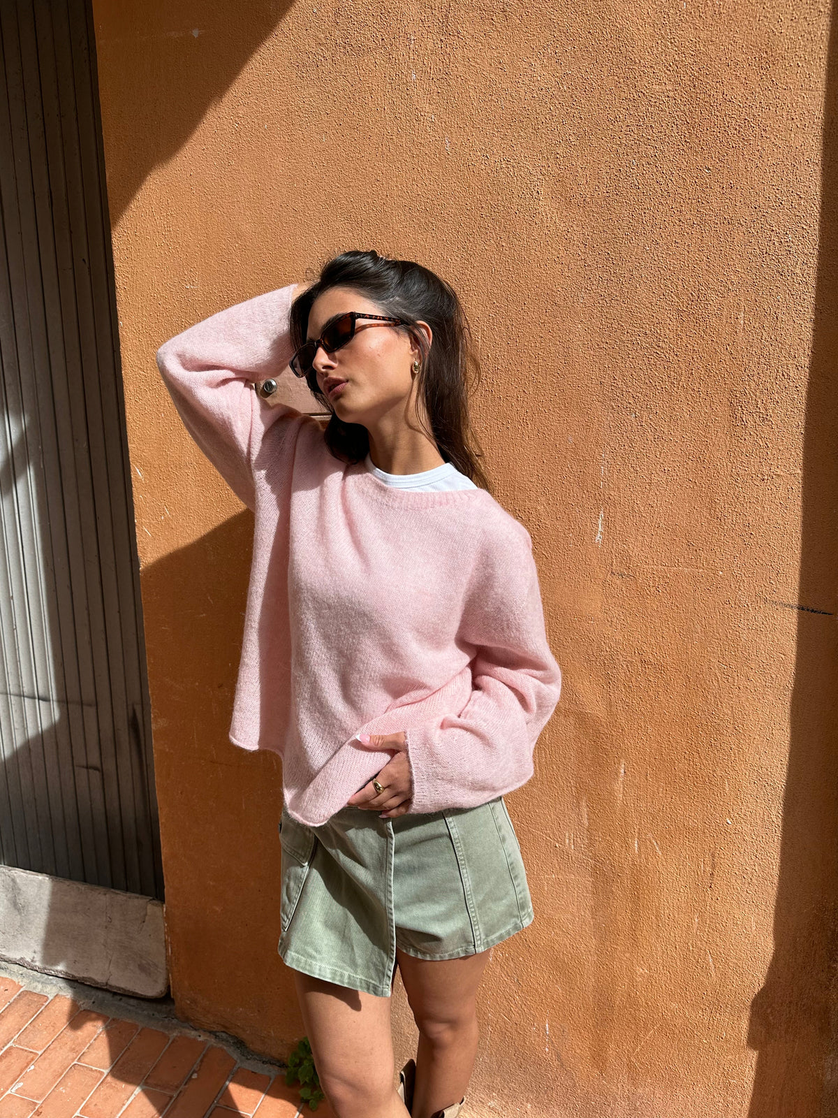 Ciara Pembe Triko Kazak
