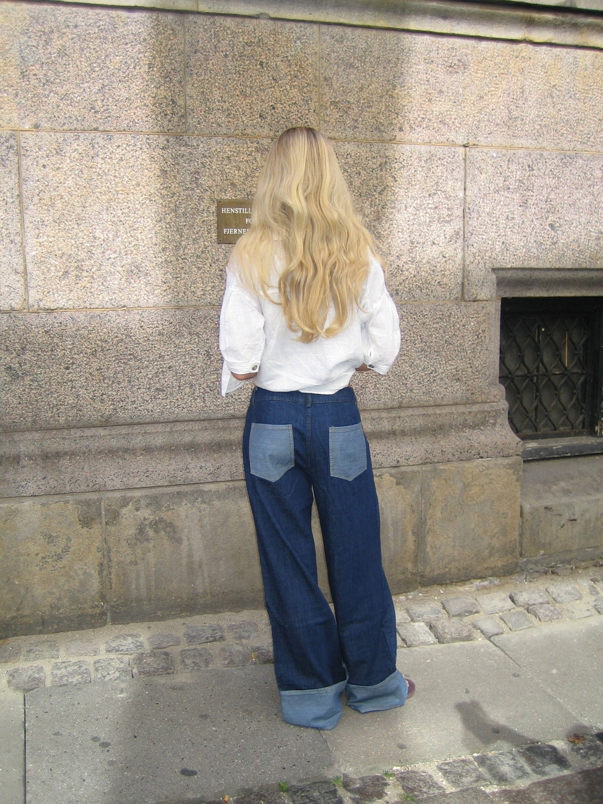 Koyu Denim Kadın Kot Pantolon