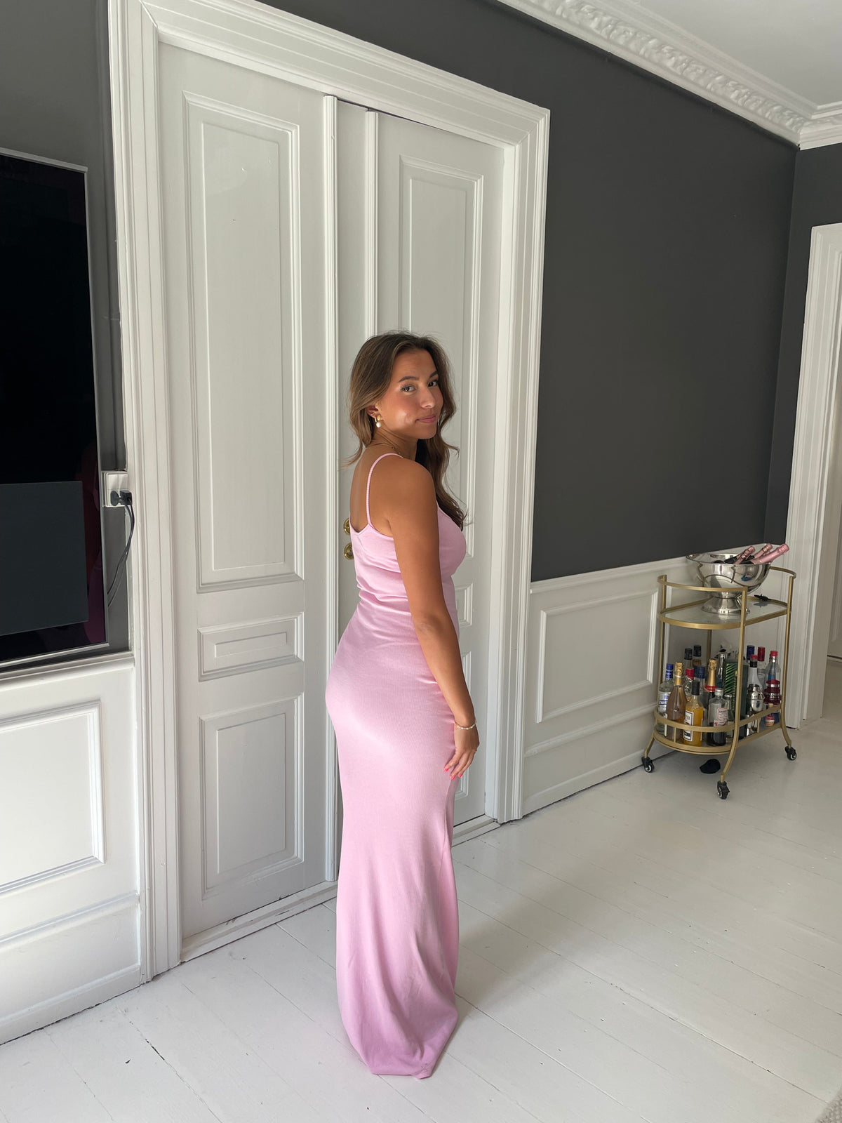 Alora Bebek Pembe Elbise